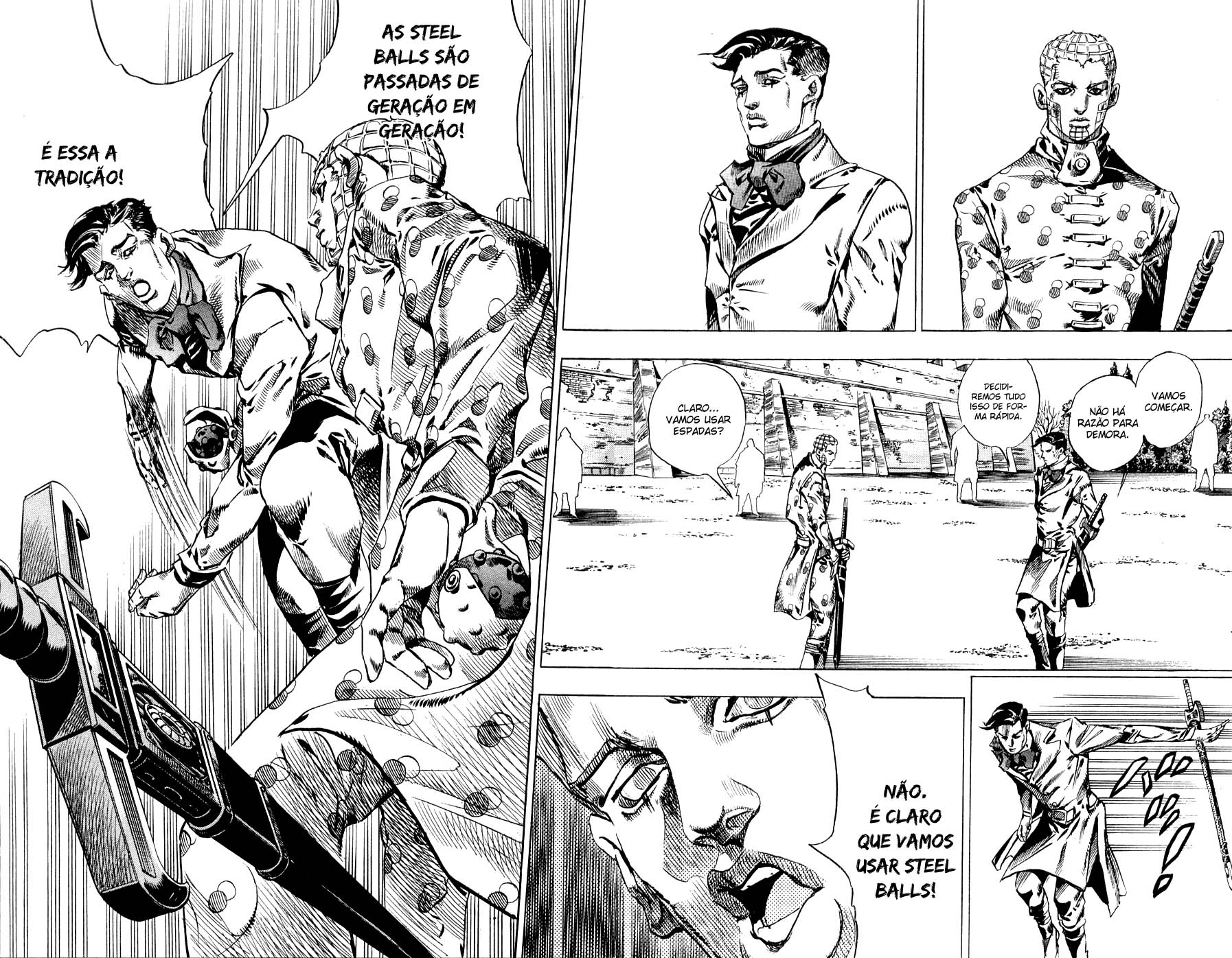 Read JoJo's Bizarre Adventure Part 7  Steel Ball Run PT-BR Manga Online