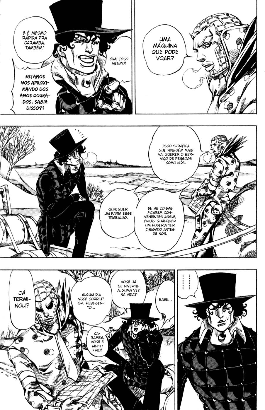 Read JoJo's Bizarre Adventure Part 7  Steel Ball Run PT-BR Manga Online