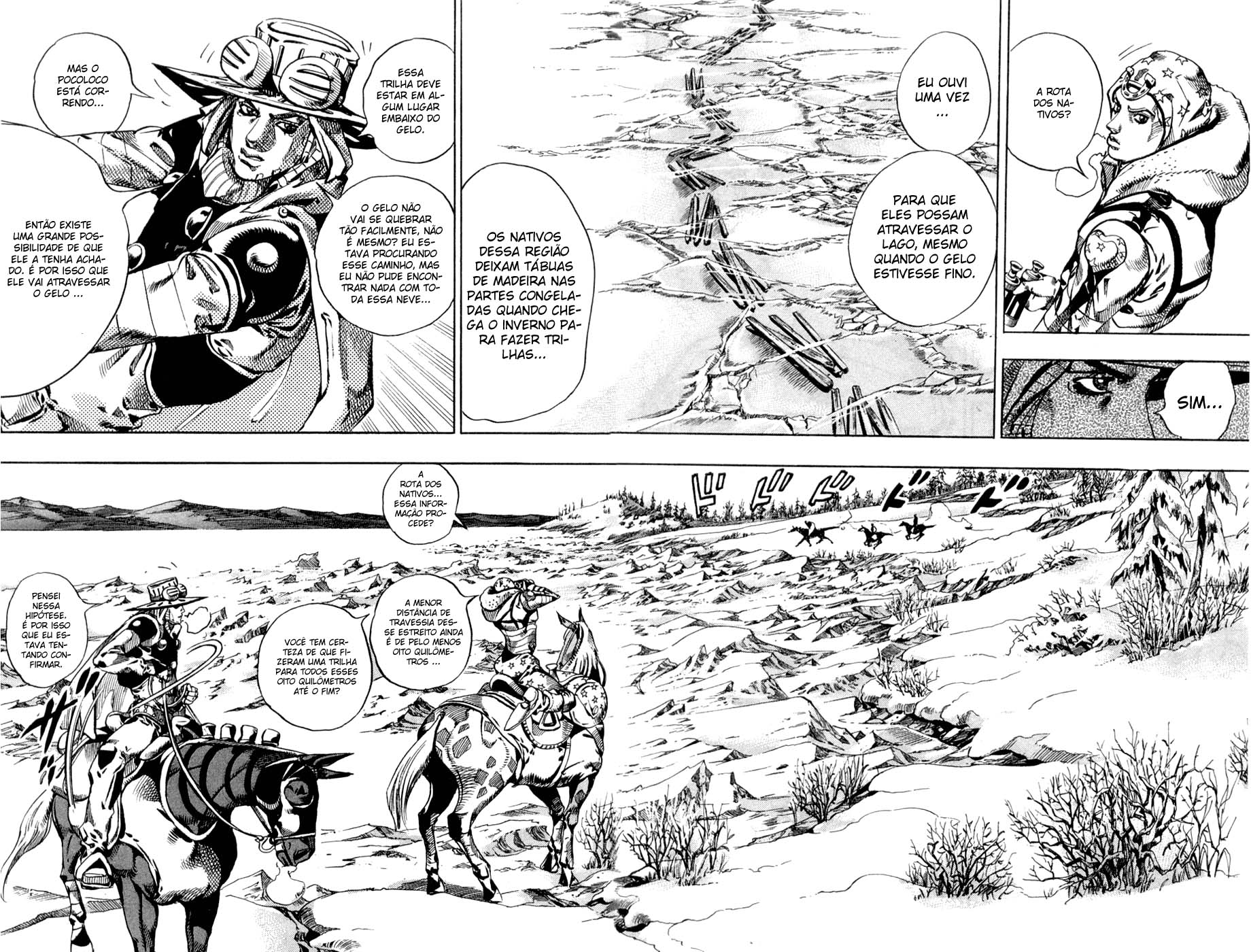 Read JoJo's Bizarre Adventure Part 7  Steel Ball Run PT-BR Manga Online