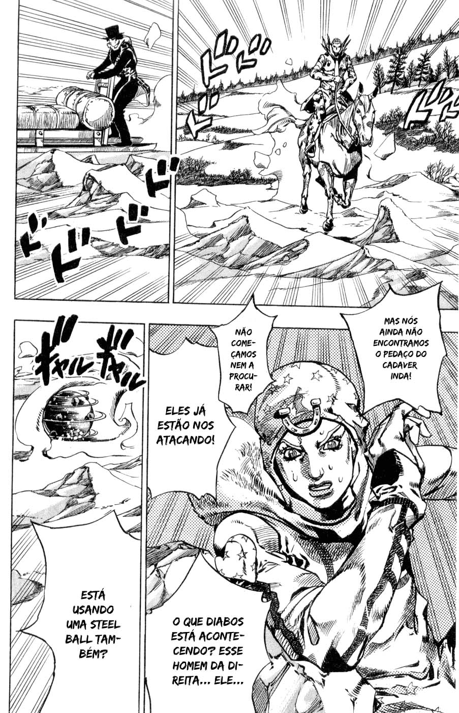 Read JoJo's Bizarre Adventure Part 7  Steel Ball Run PT-BR Manga Online