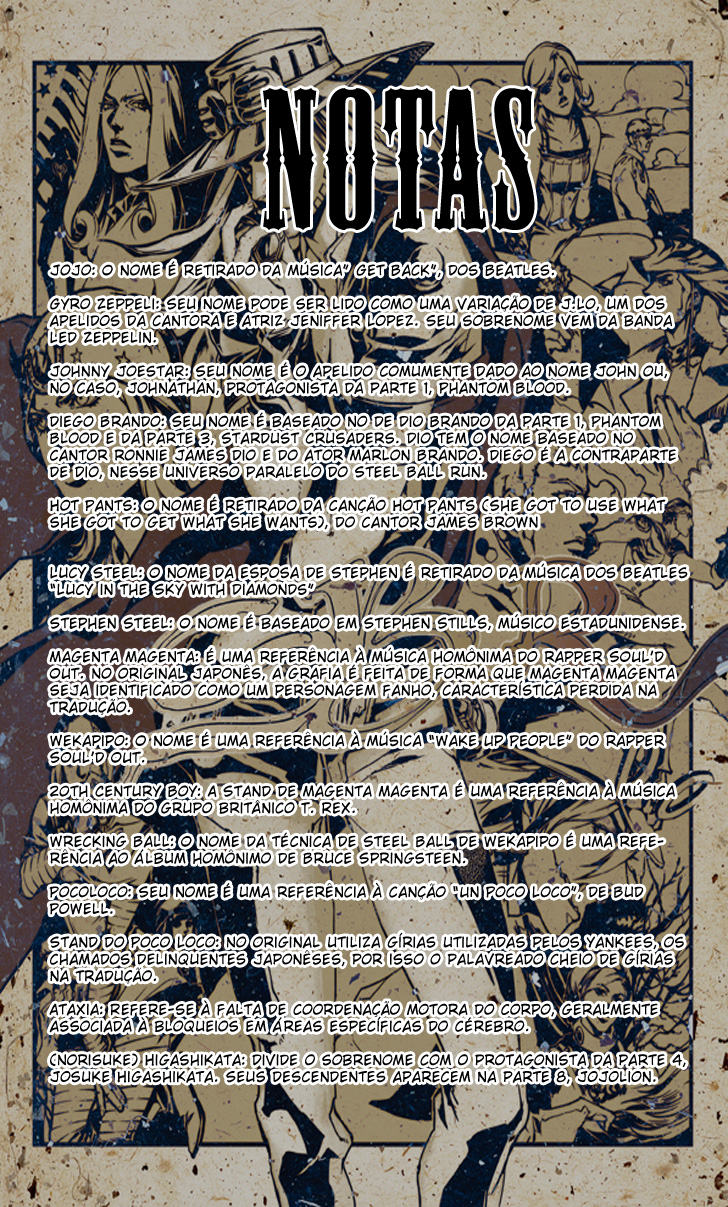 Read JoJo's Bizarre Adventure Part 7  Steel Ball Run PT-BR Manga Online