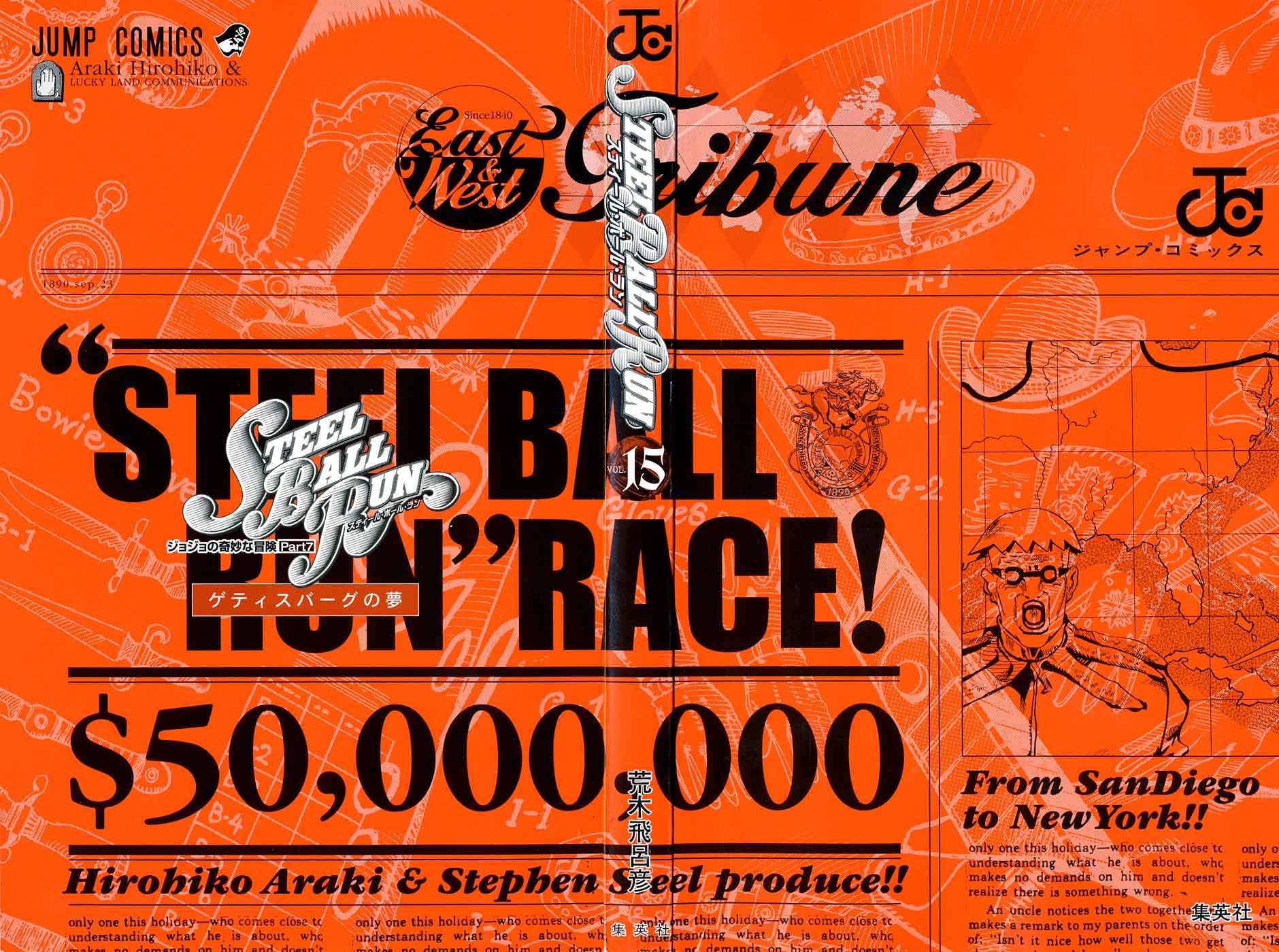 Read JoJo's Bizarre Adventure Part 7  Steel Ball Run PT-BR Manga Online