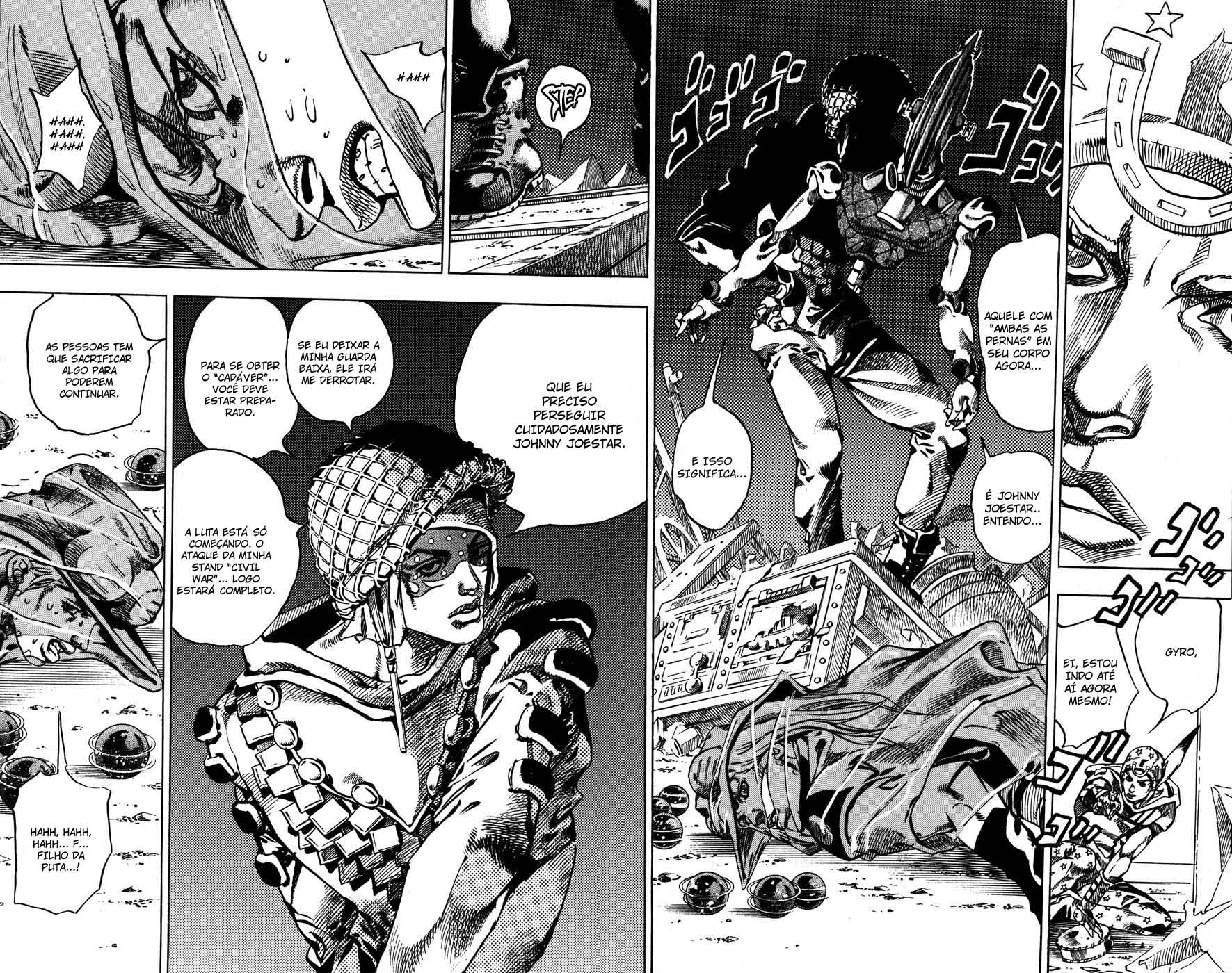 Read JoJo's Bizarre Adventure Part 7  Steel Ball Run PT-BR Manga Online