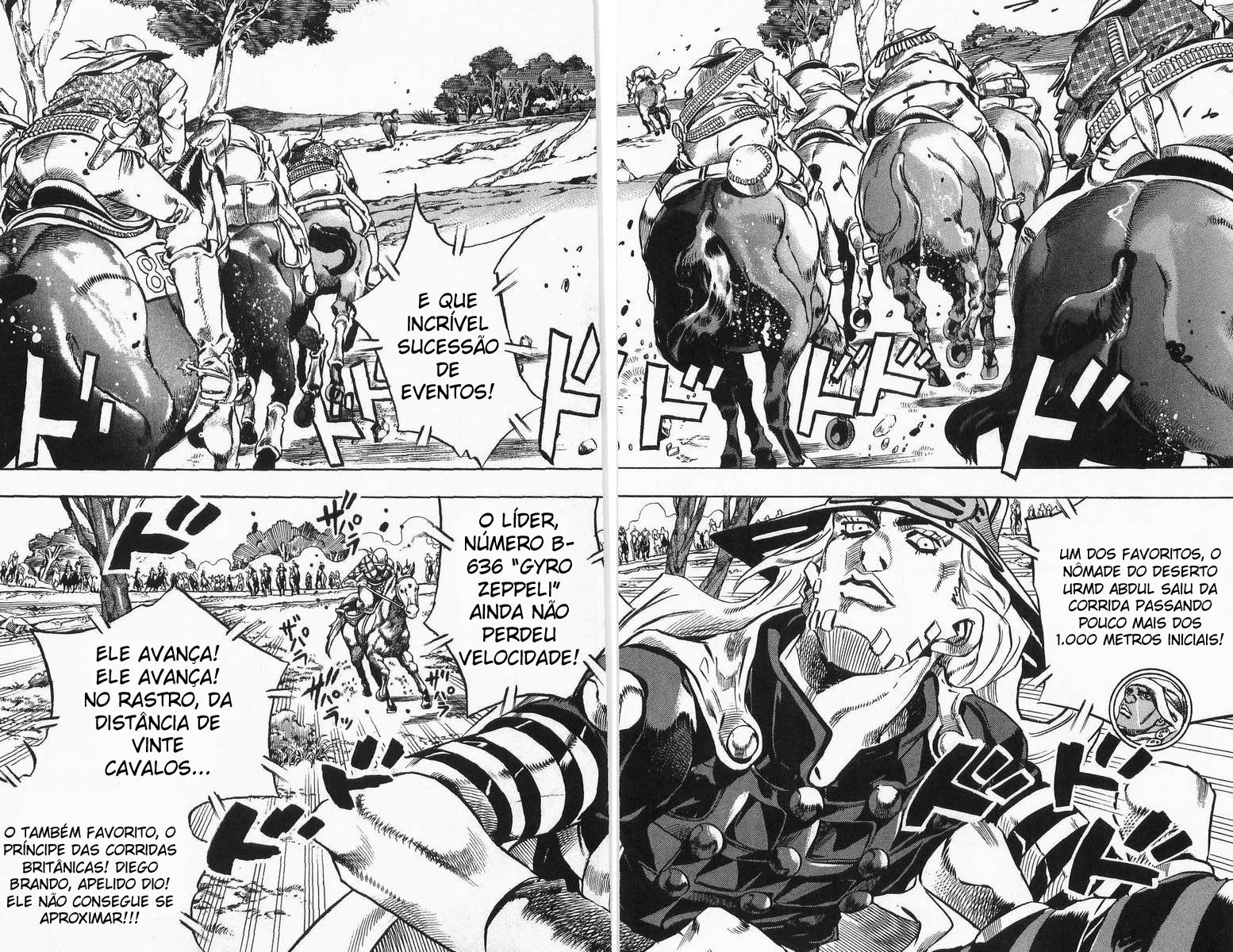 Read JoJo's Bizarre Adventure Part 7  Steel Ball Run PT-BR Manga Online
