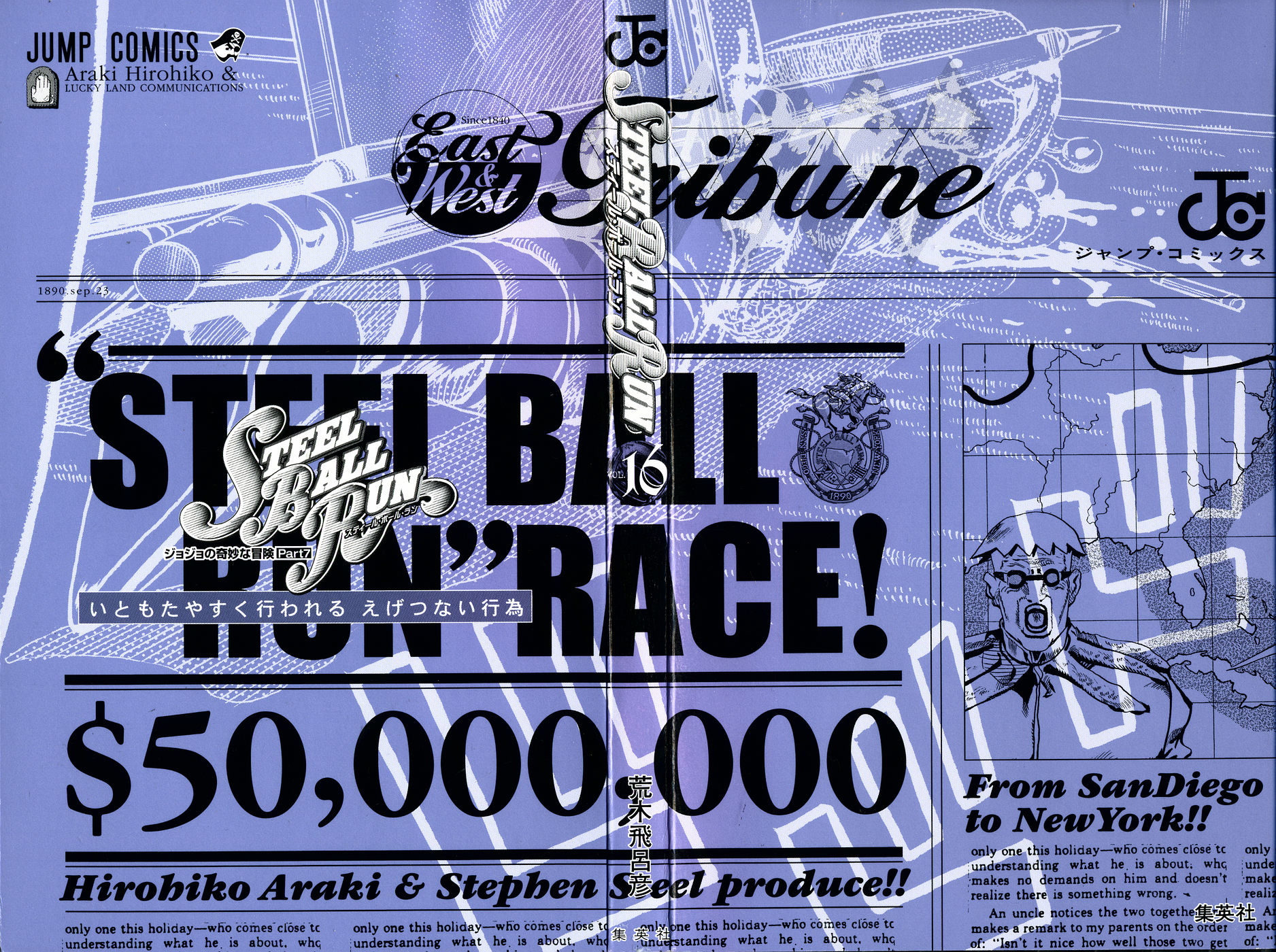 Read JoJo's Bizarre Adventure Part 7  Steel Ball Run PT-BR Manga Online