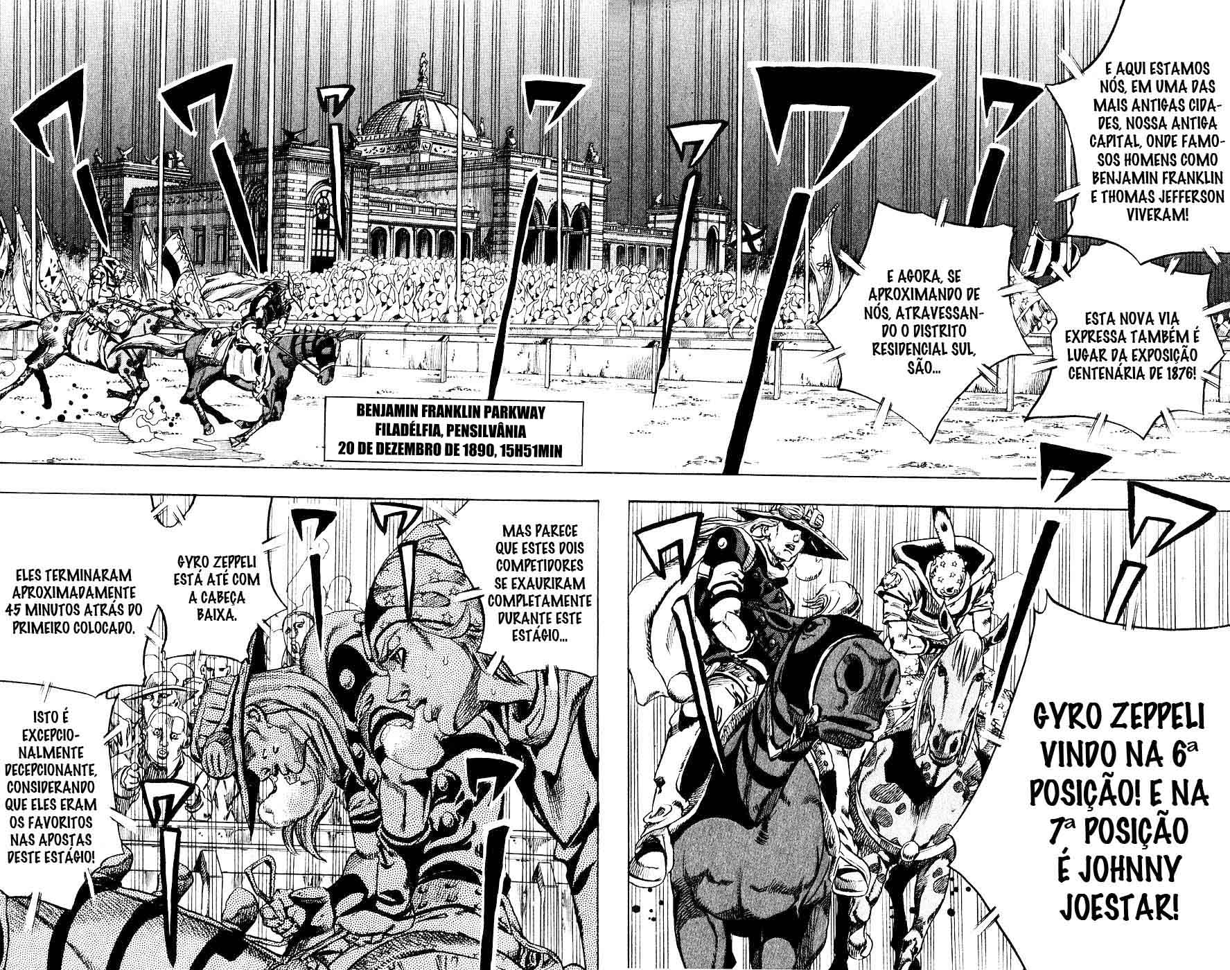 Read JoJo's Bizarre Adventure Part 7  Steel Ball Run PT-BR Manga Online