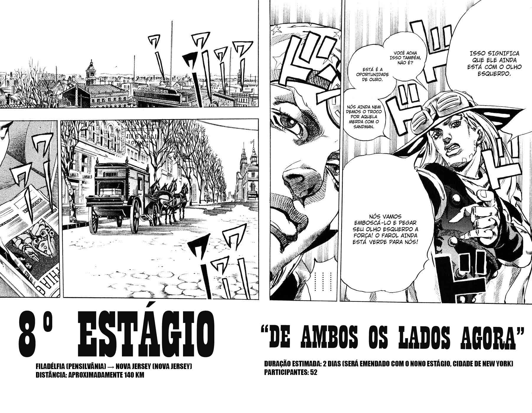 Read JoJo's Bizarre Adventure Part 7  Steel Ball Run PT-BR Manga Online