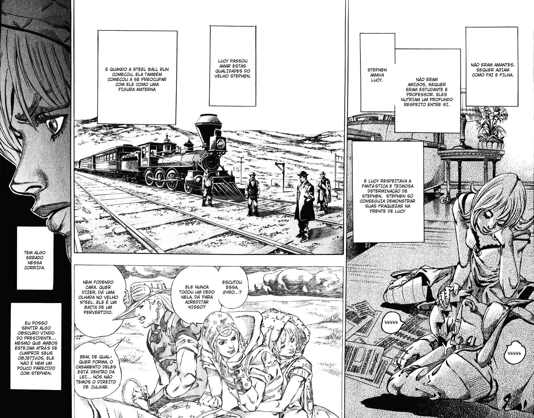 Read JoJo's Bizarre Adventure Part 7  Steel Ball Run PT-BR Manga Online