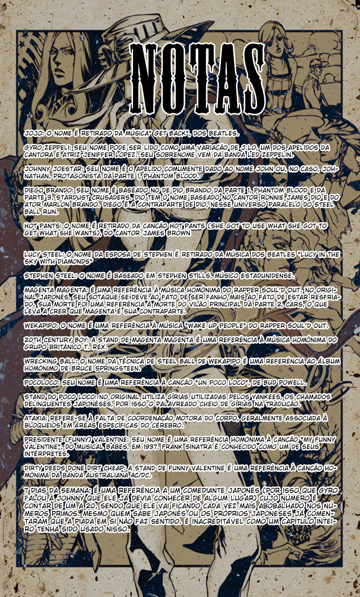 Read JoJo's Bizarre Adventure Part 7  Steel Ball Run PT-BR Manga Online