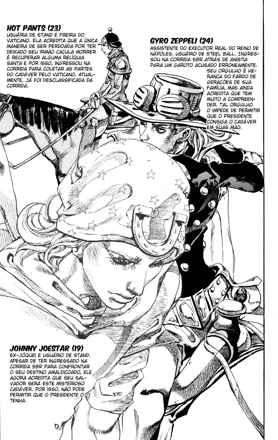 Read JoJo's Bizarre Adventure Part 7  Steel Ball Run PT-BR Manga Online