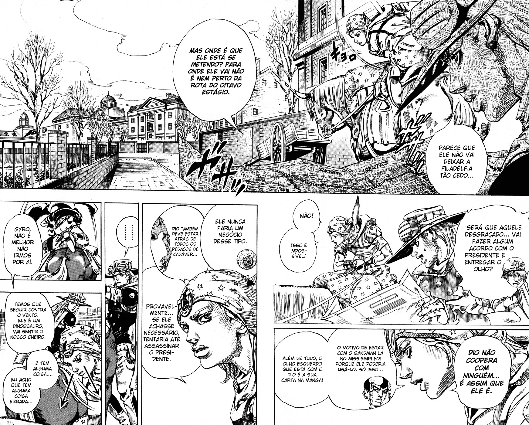 Read JoJo's Bizarre Adventure Part 7  Steel Ball Run PT-BR Manga Online