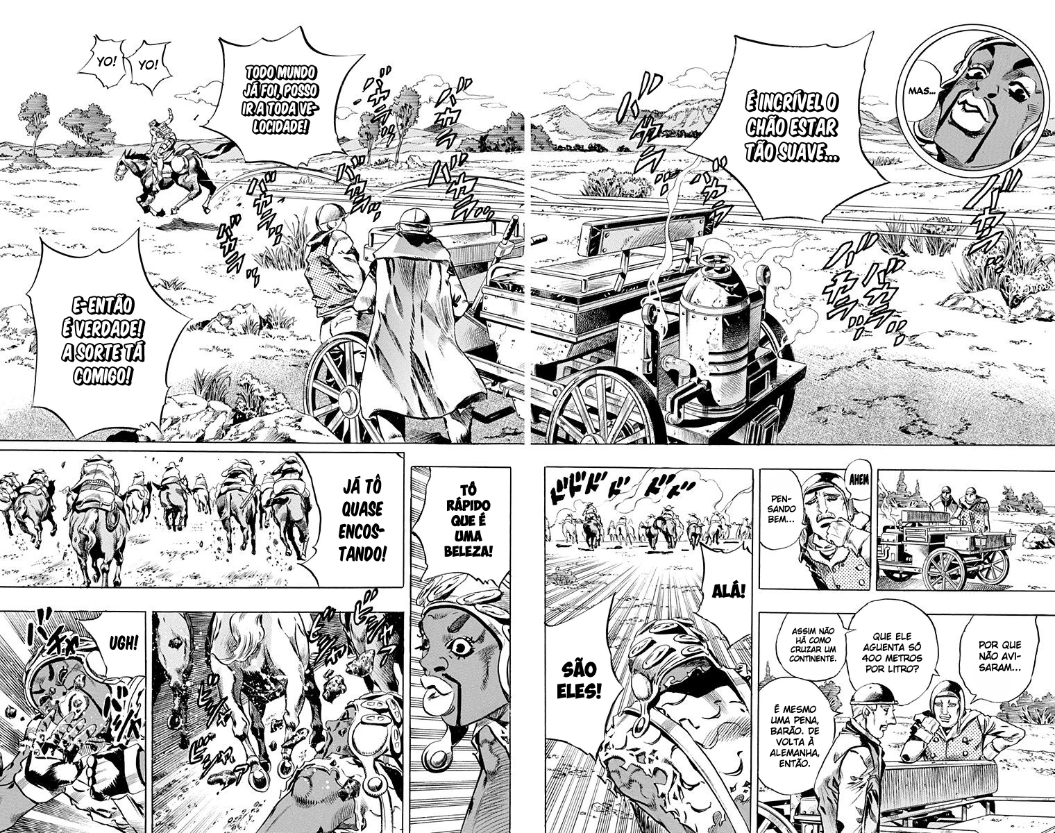Read JoJo's Bizarre Adventure Part 7  Steel Ball Run PT-BR Manga Online