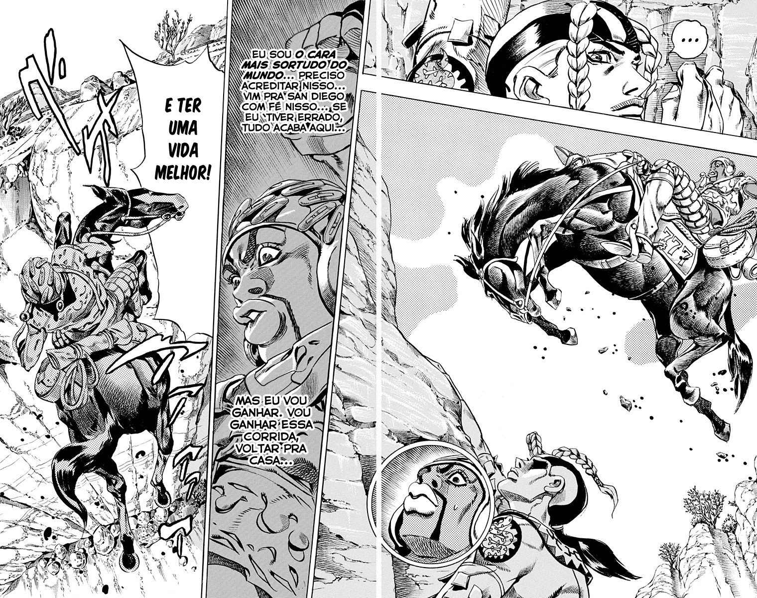 Read JoJo's Bizarre Adventure Part 7  Steel Ball Run PT-BR Manga Online