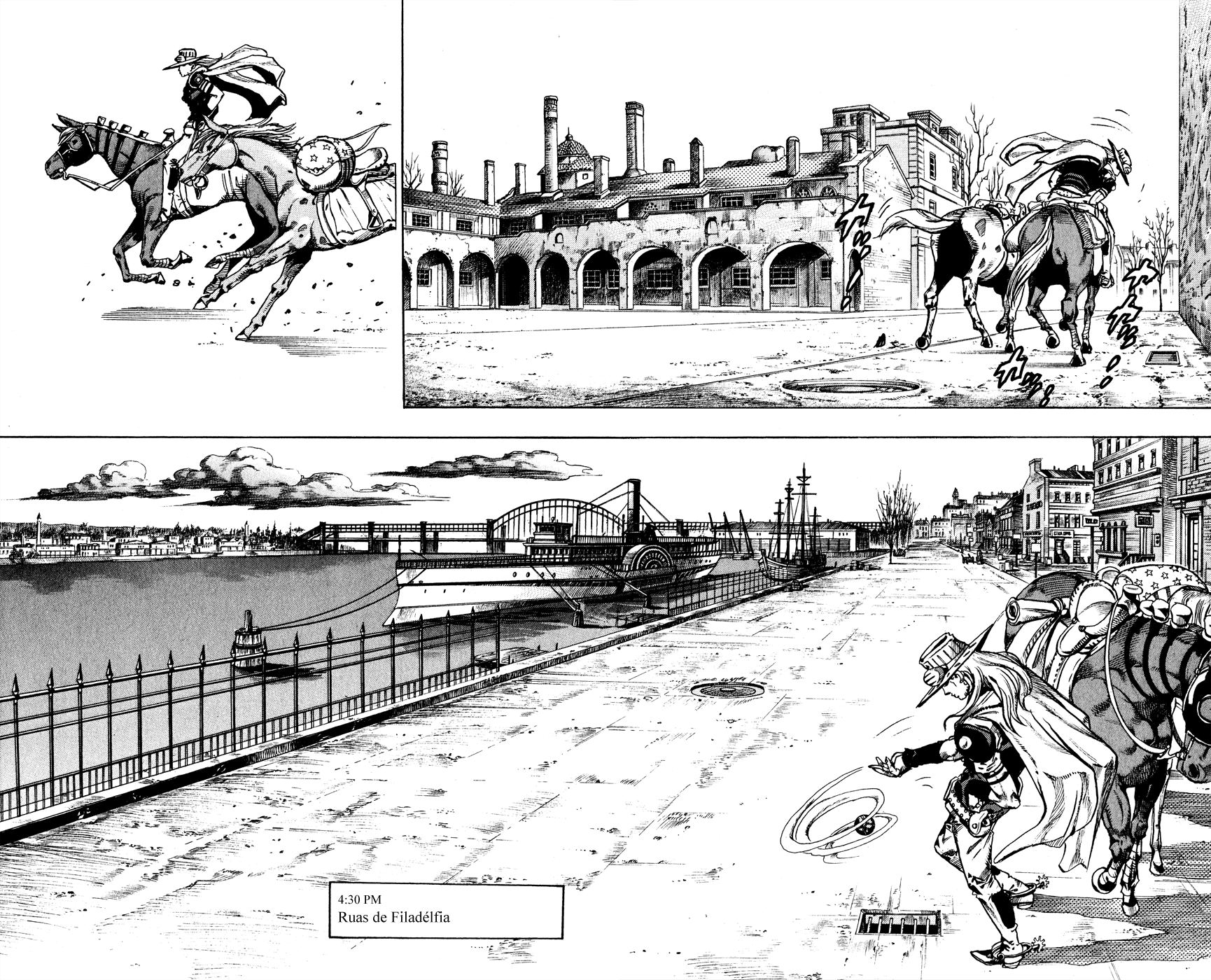 Read JoJo's Bizarre Adventure Part 7  Steel Ball Run PT-BR Manga Online