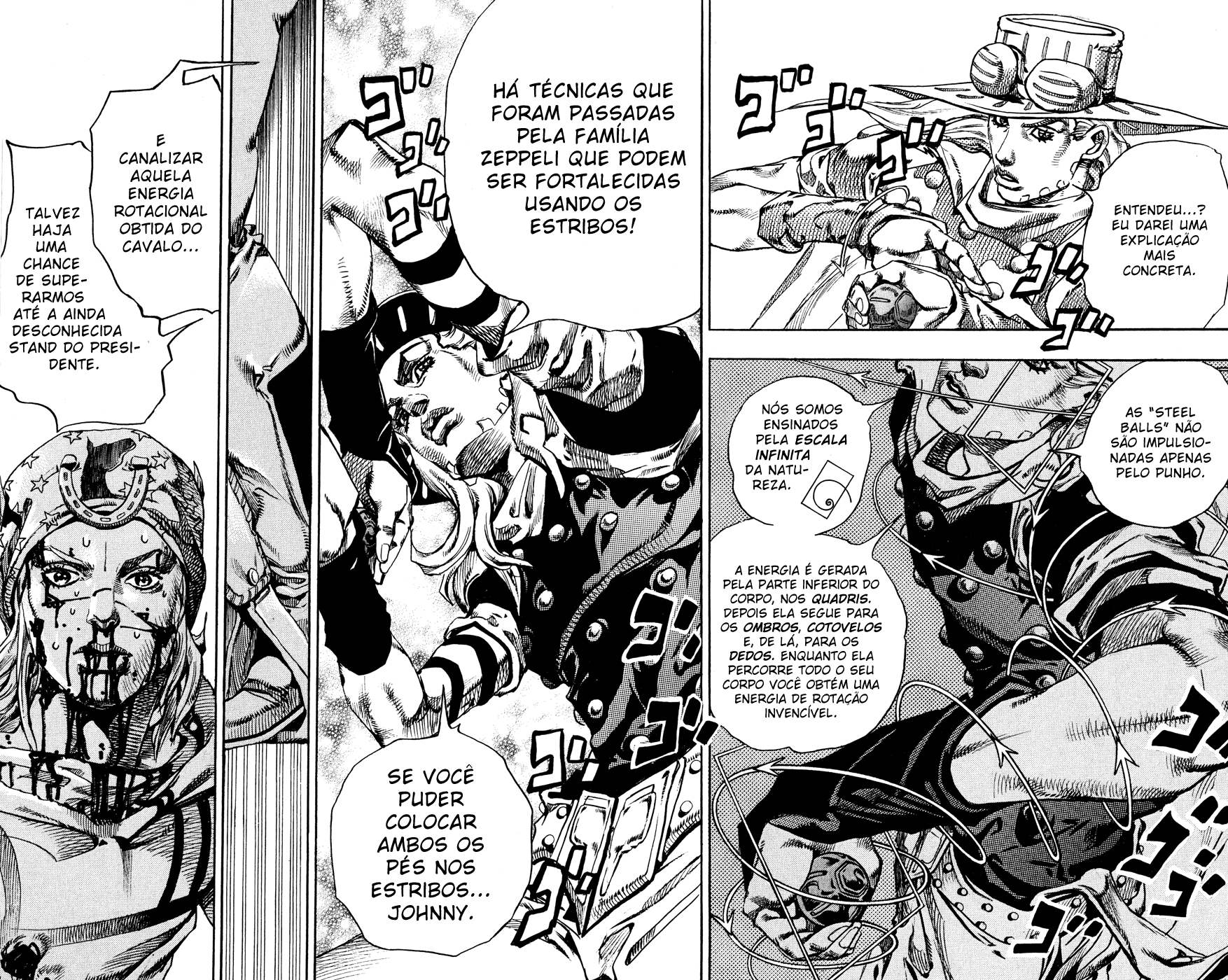 Read JoJo's Bizarre Adventure Part 7  Steel Ball Run PT-BR Manga Online