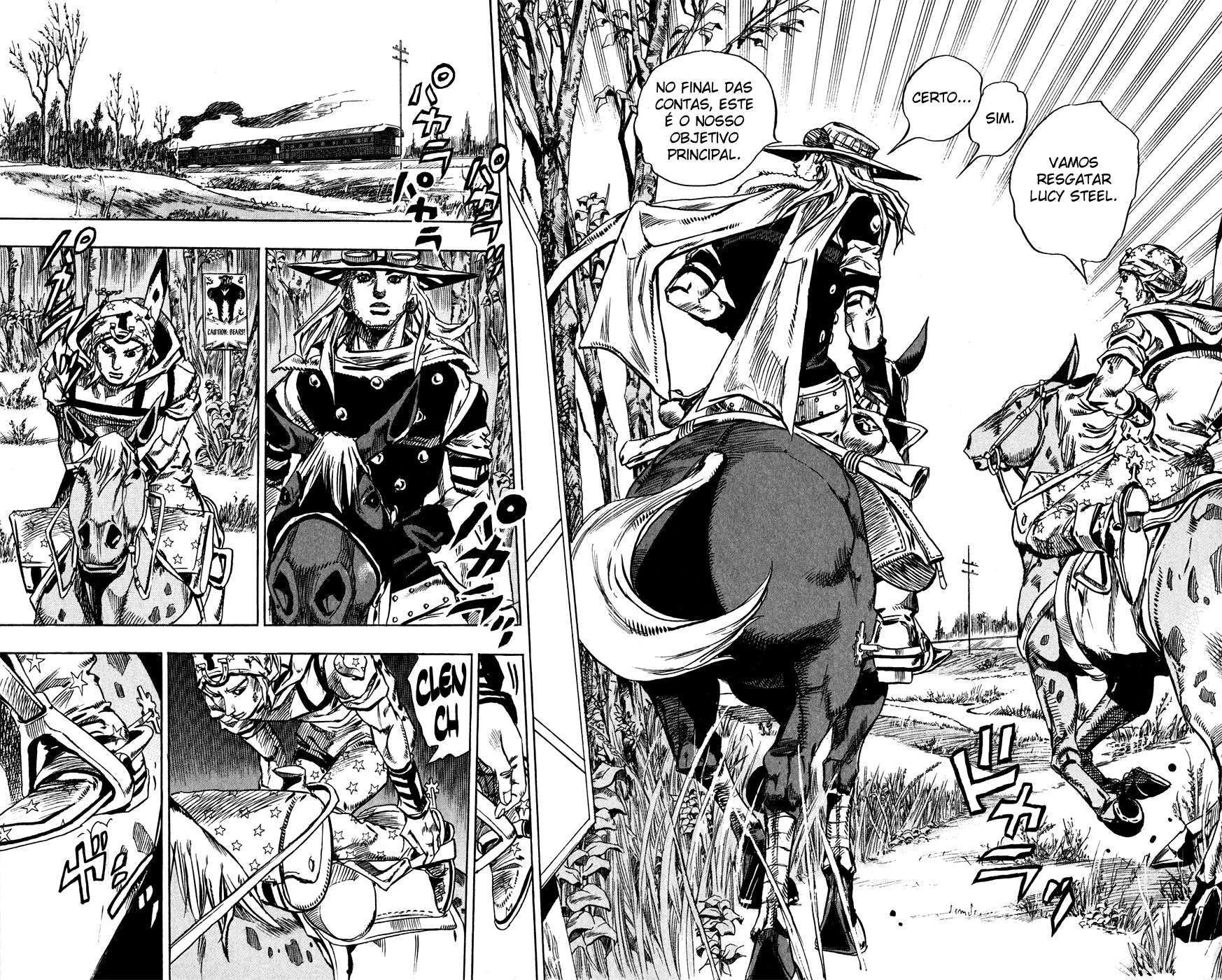 Read JoJo's Bizarre Adventure Part 7  Steel Ball Run PT-BR Manga Online