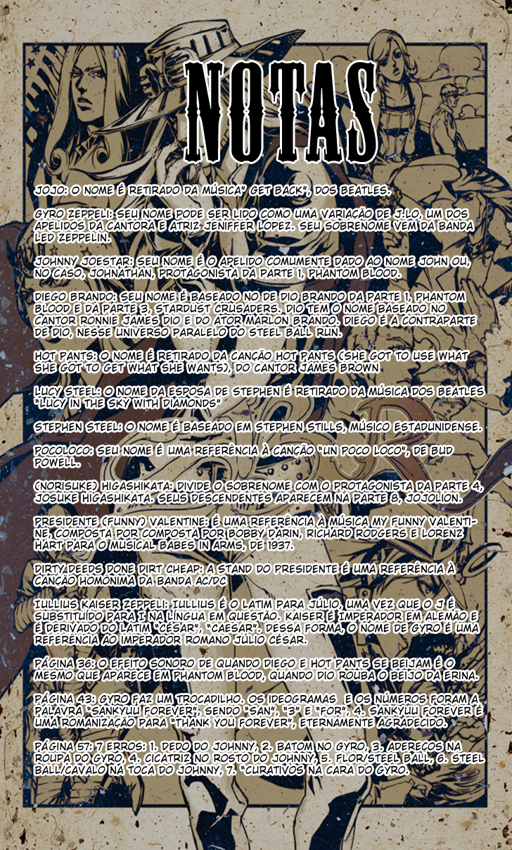 Read JoJo's Bizarre Adventure Part 7  Steel Ball Run PT-BR Manga Online
