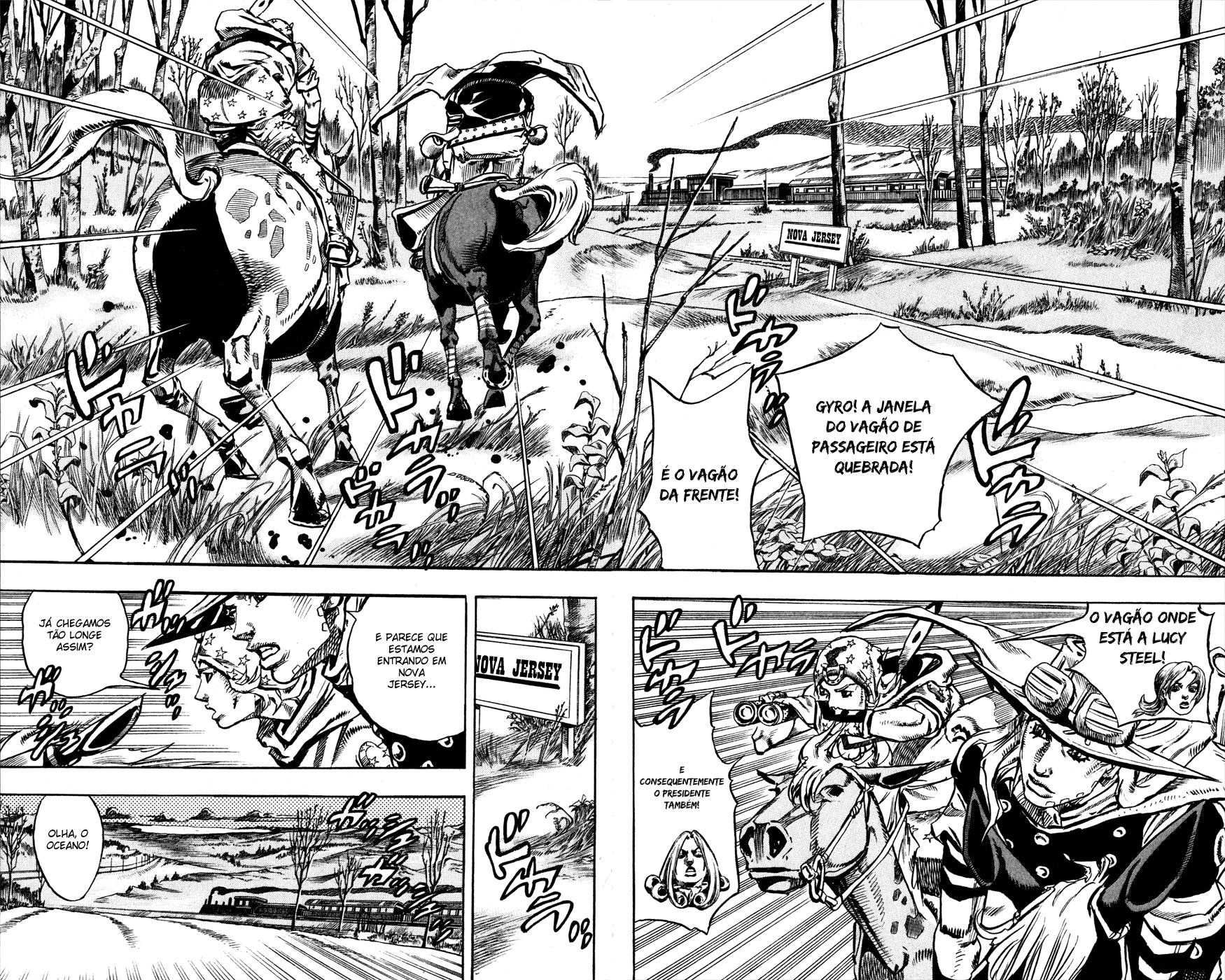 Read JoJo's Bizarre Adventure Part 7  Steel Ball Run PT-BR Manga Online
