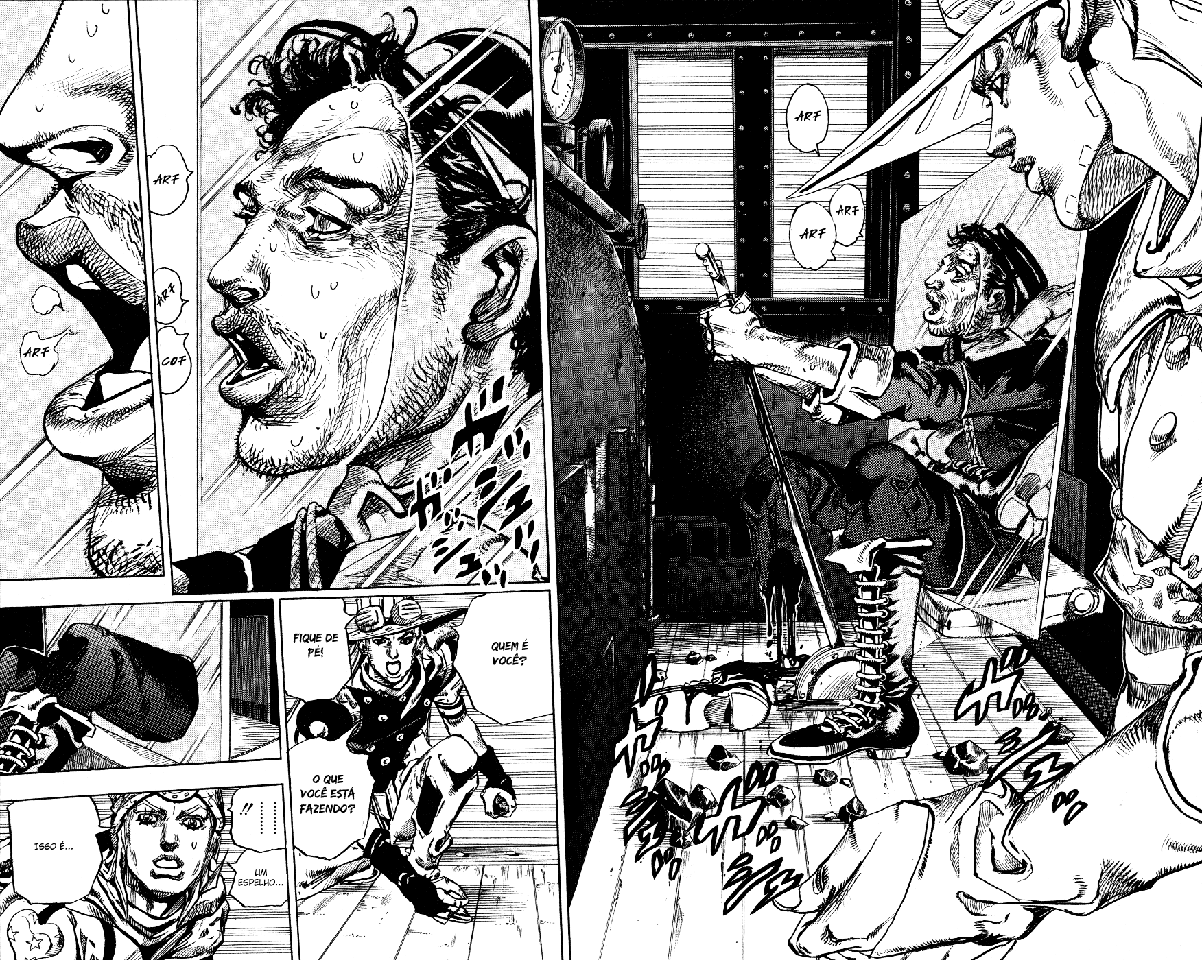 Read JoJo's Bizarre Adventure Part 7  Steel Ball Run PT-BR Manga Online