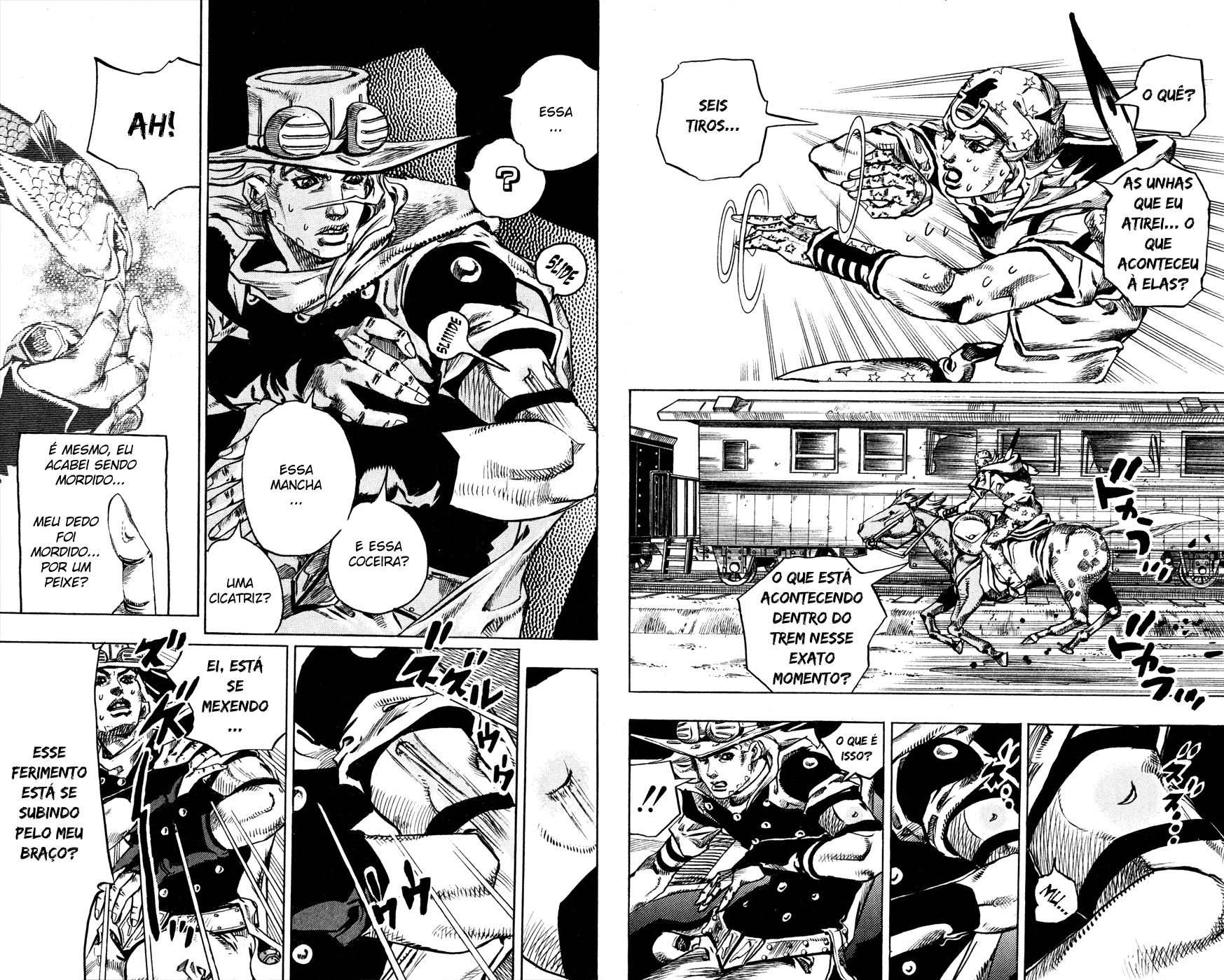 Read JoJo's Bizarre Adventure Part 7  Steel Ball Run PT-BR Manga Online