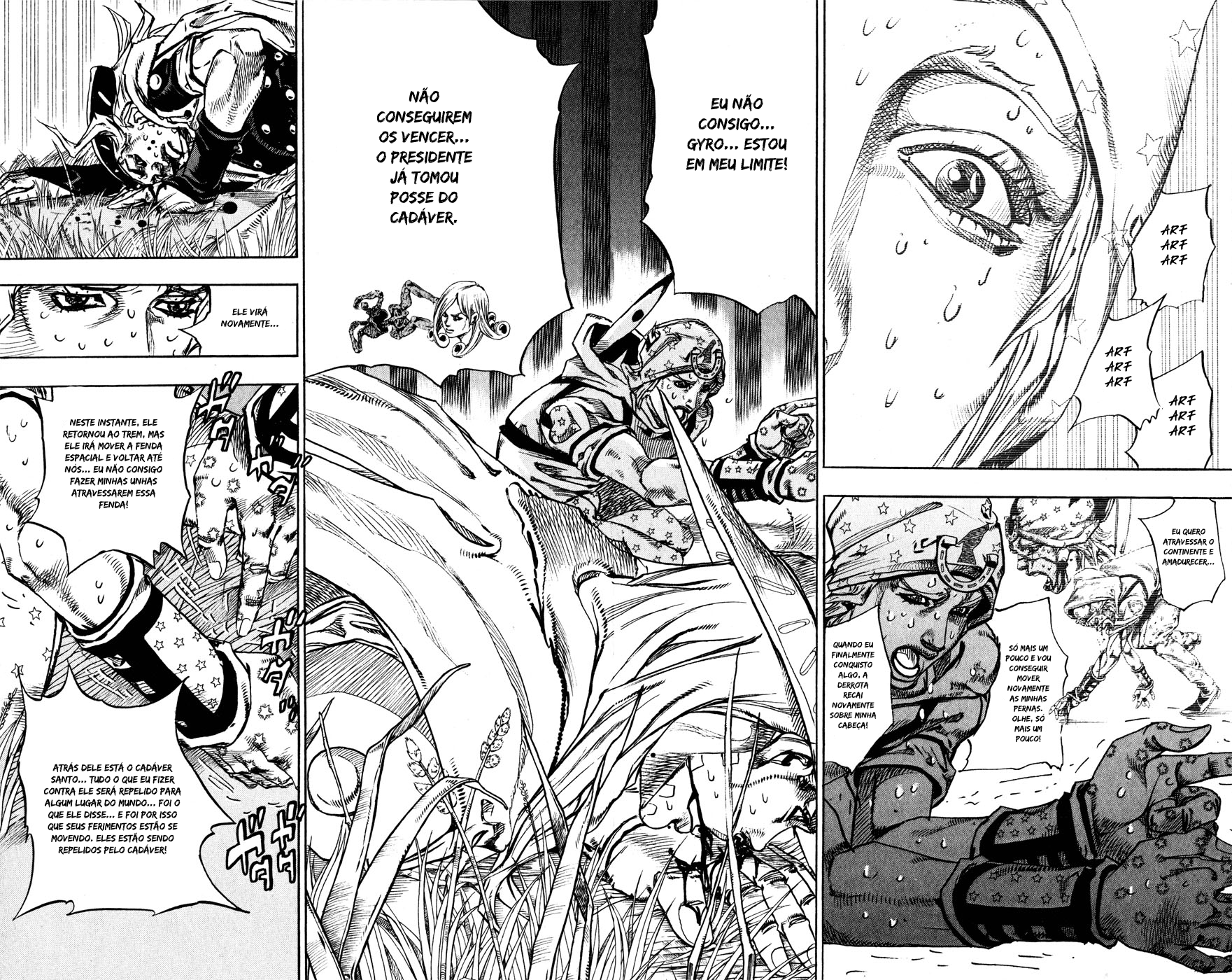 Read JoJo's Bizarre Adventure Part 7  Steel Ball Run PT-BR Manga Online