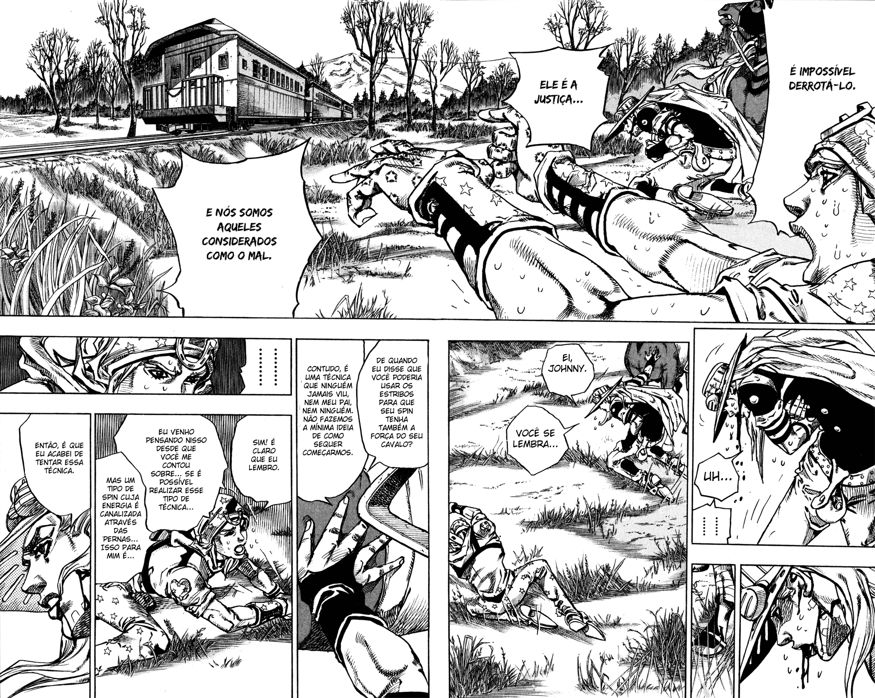 Read JoJo's Bizarre Adventure Part 7  Steel Ball Run PT-BR Manga Online