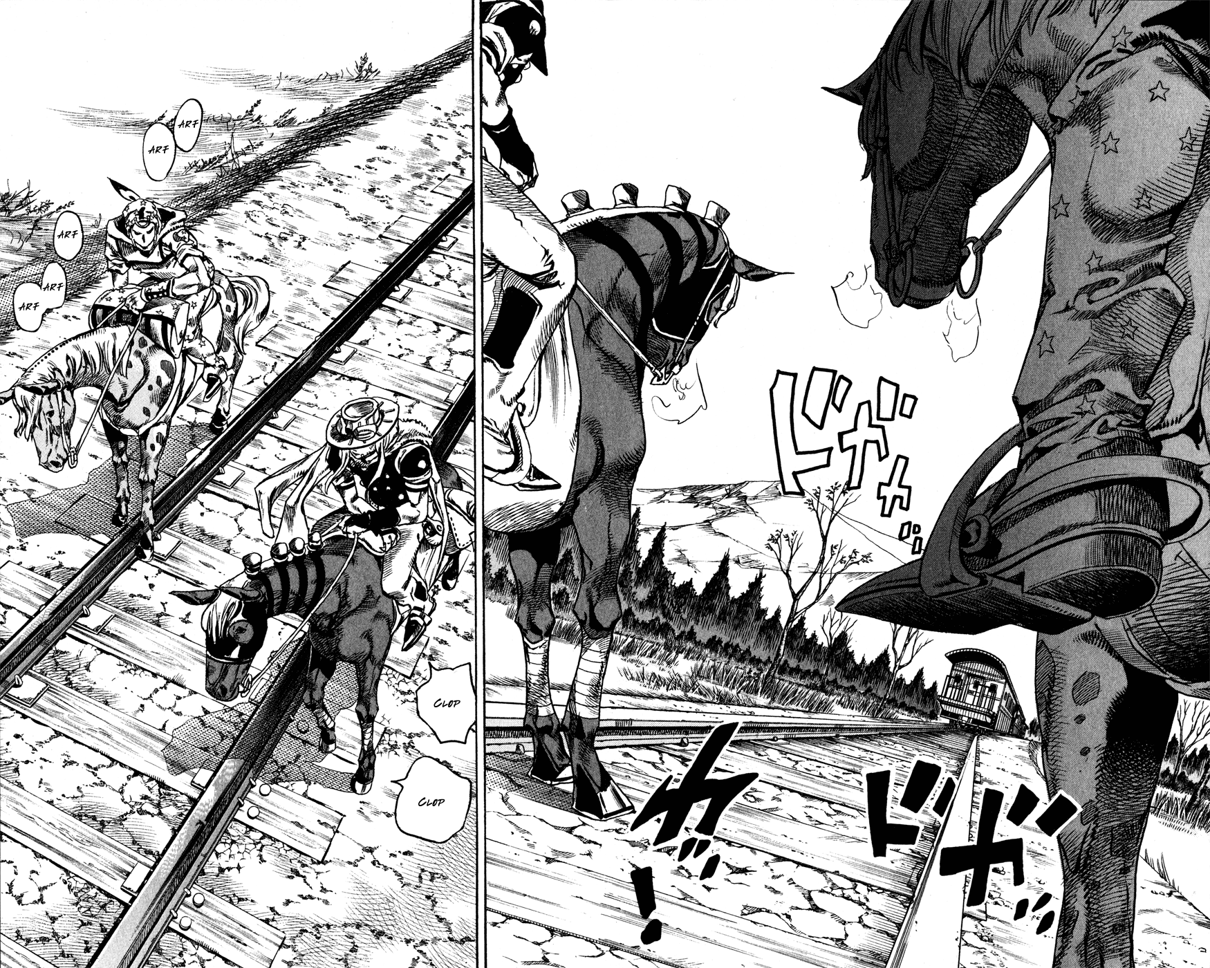 Read JoJo's Bizarre Adventure Part 7  Steel Ball Run PT-BR Manga Online