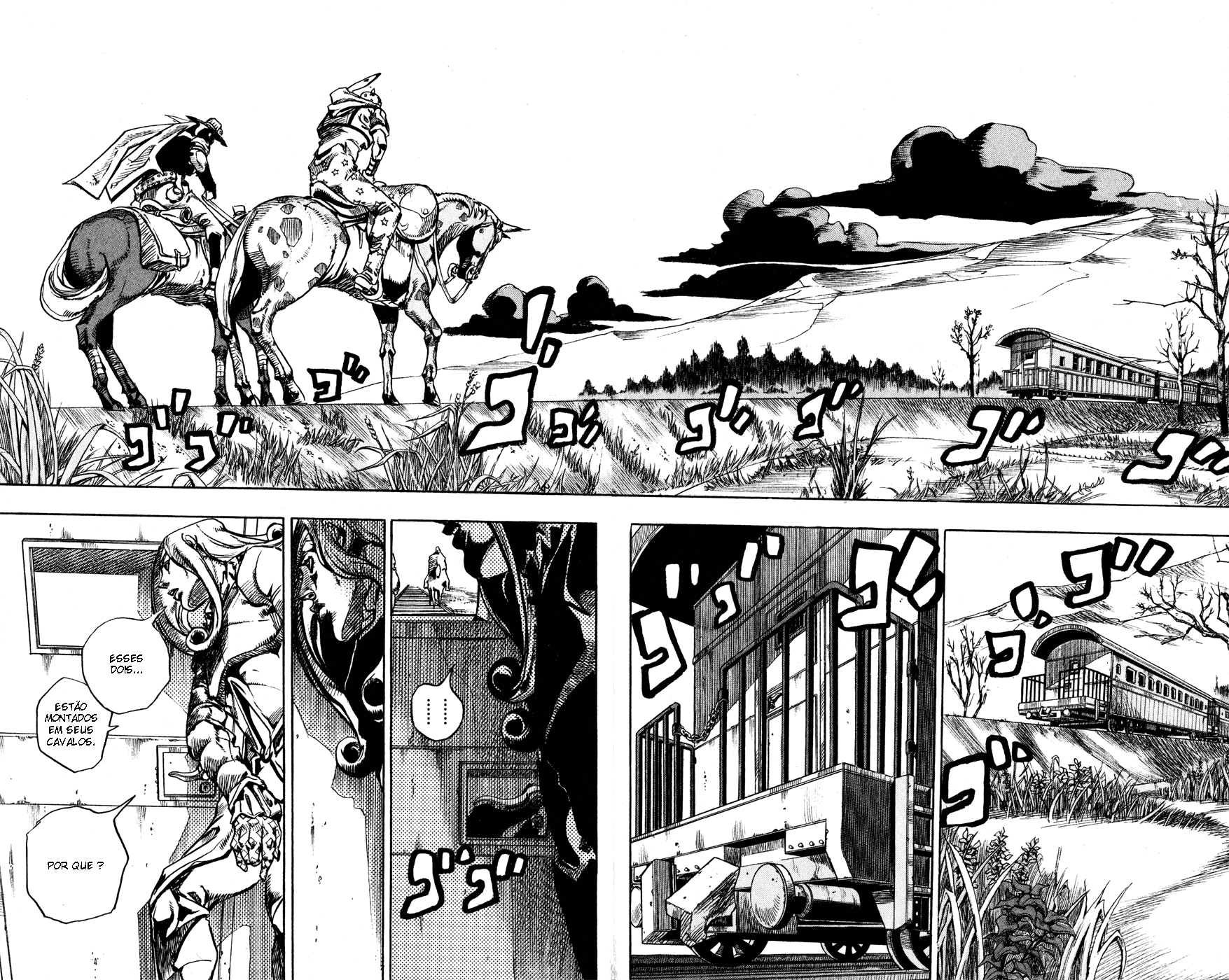 Read JoJo's Bizarre Adventure Part 7  Steel Ball Run PT-BR Manga Online