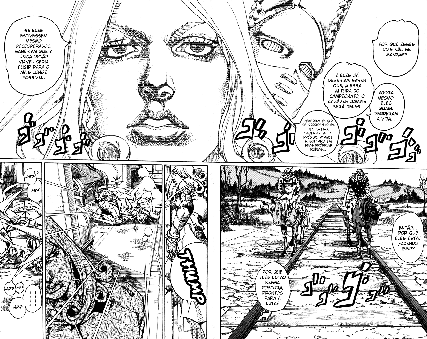 Read JoJo's Bizarre Adventure Part 7  Steel Ball Run PT-BR Manga Online