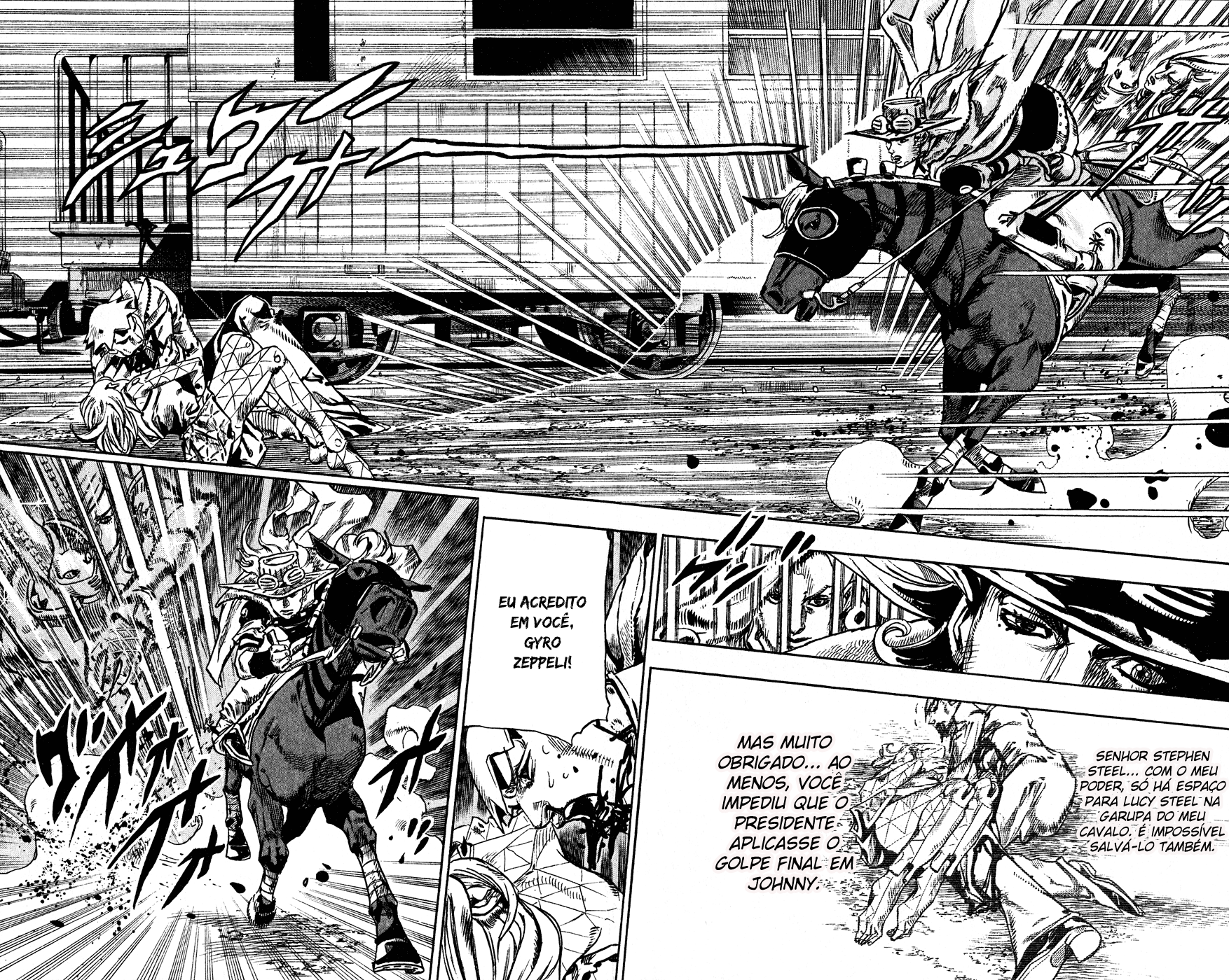 Read JoJo's Bizarre Adventure Part 7  Steel Ball Run PT-BR Manga Online