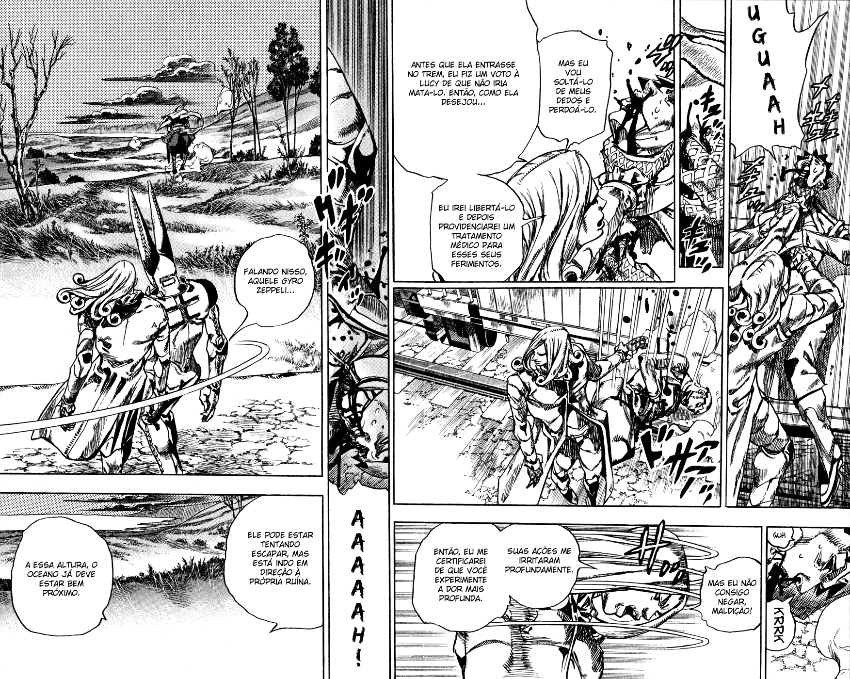 Read JoJo's Bizarre Adventure Part 7  Steel Ball Run PT-BR Manga Online