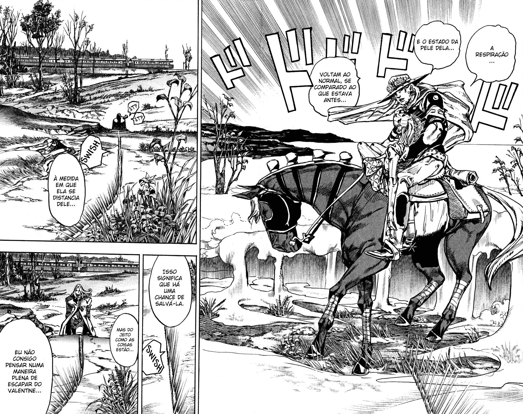 Read JoJo's Bizarre Adventure Part 7  Steel Ball Run PT-BR Manga Online