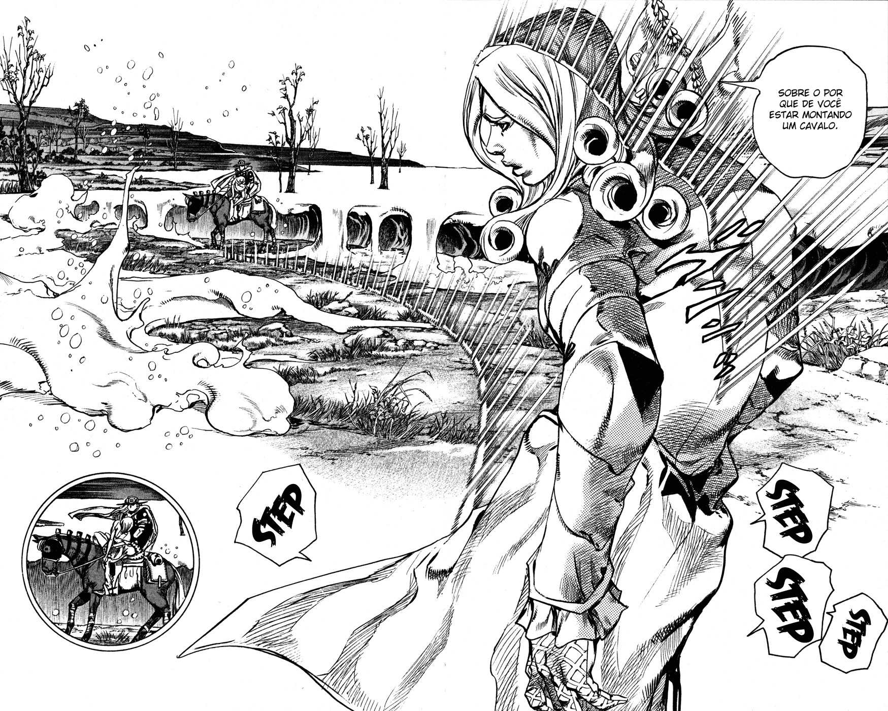 Read JoJo's Bizarre Adventure Part 7  Steel Ball Run PT-BR Manga Online