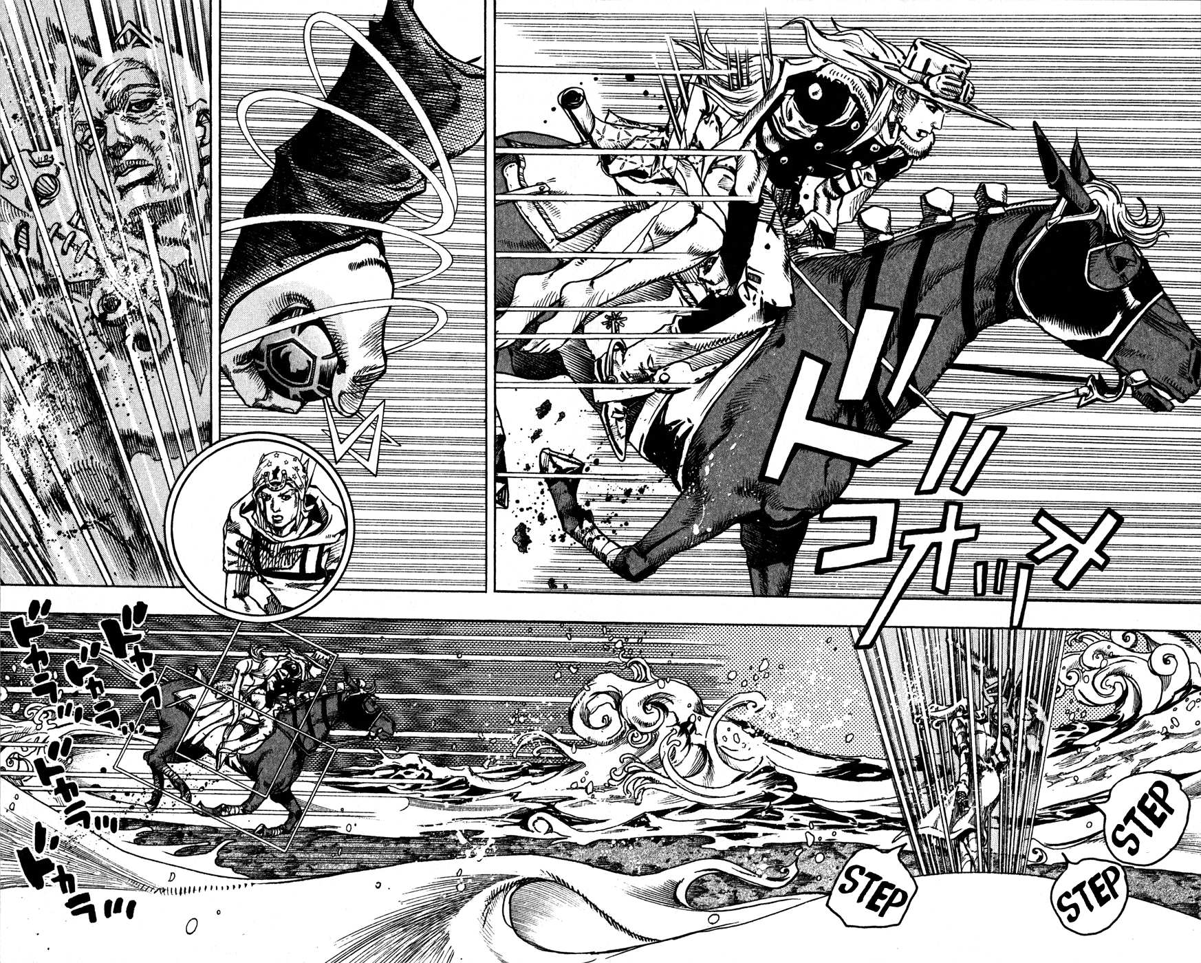 Read JoJo's Bizarre Adventure Part 7  Steel Ball Run PT-BR Manga Online