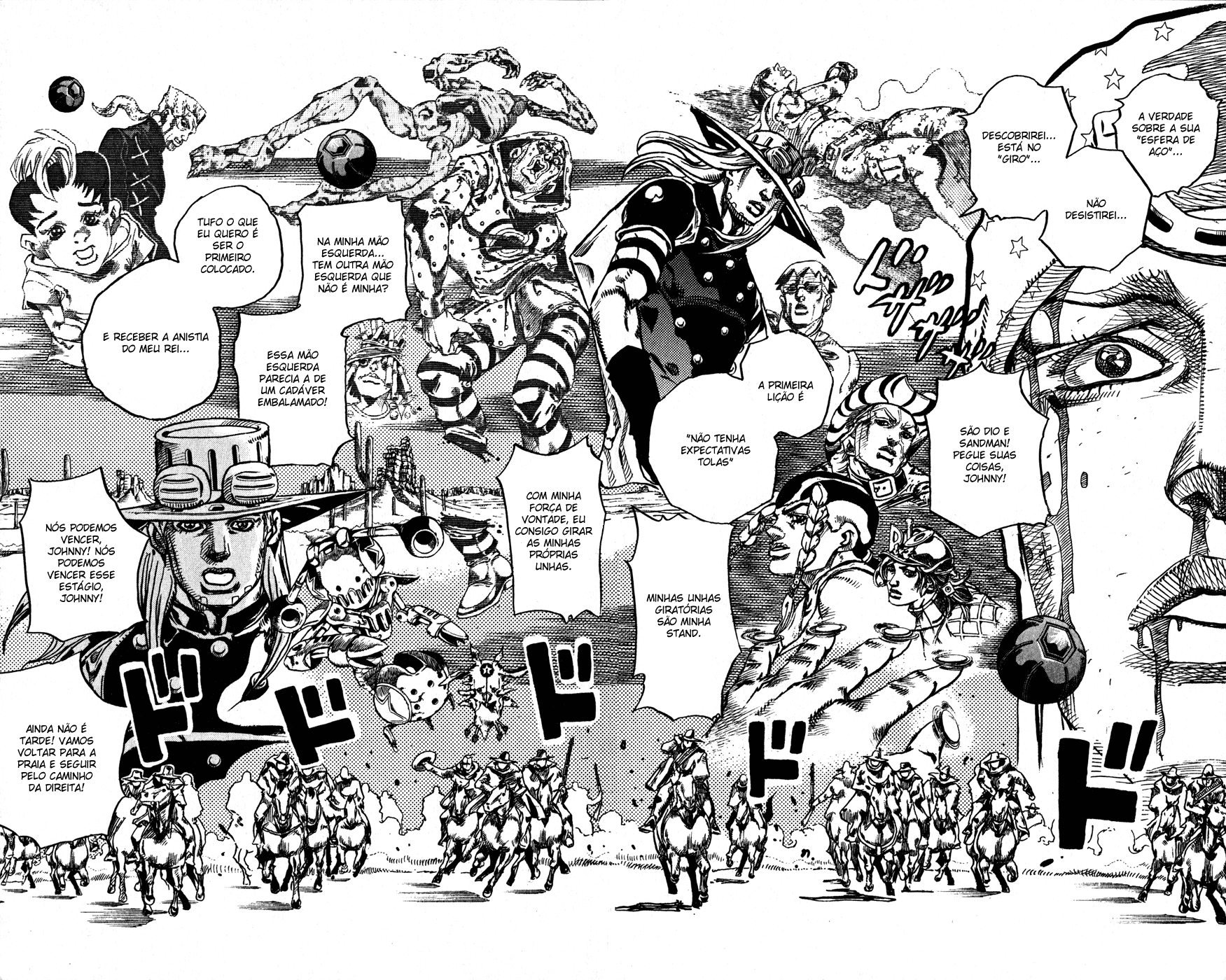 Read JoJo's Bizarre Adventure Part 7  Steel Ball Run PT-BR Manga Online