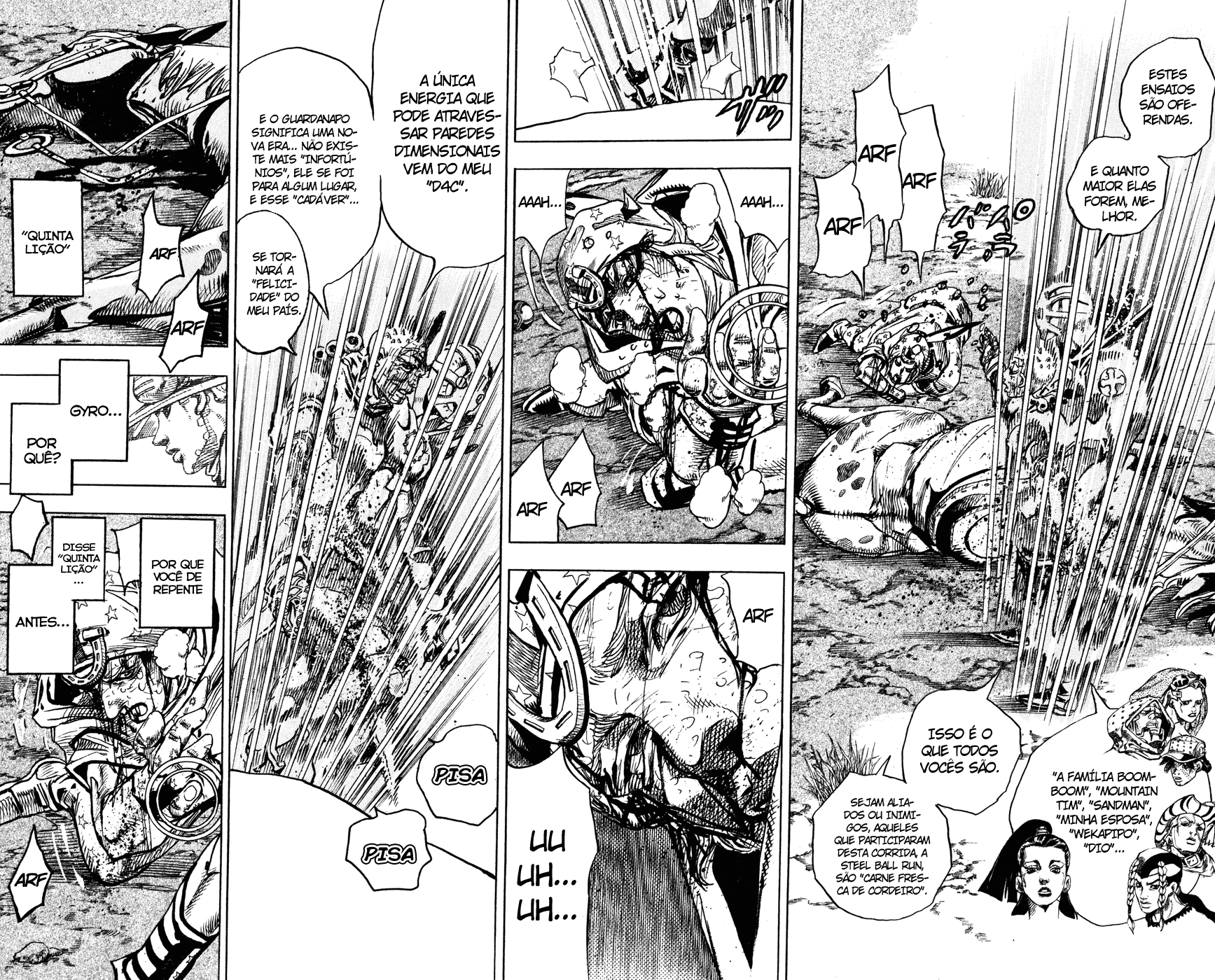Read JoJo's Bizarre Adventure Part 7  Steel Ball Run PT-BR Manga Online
