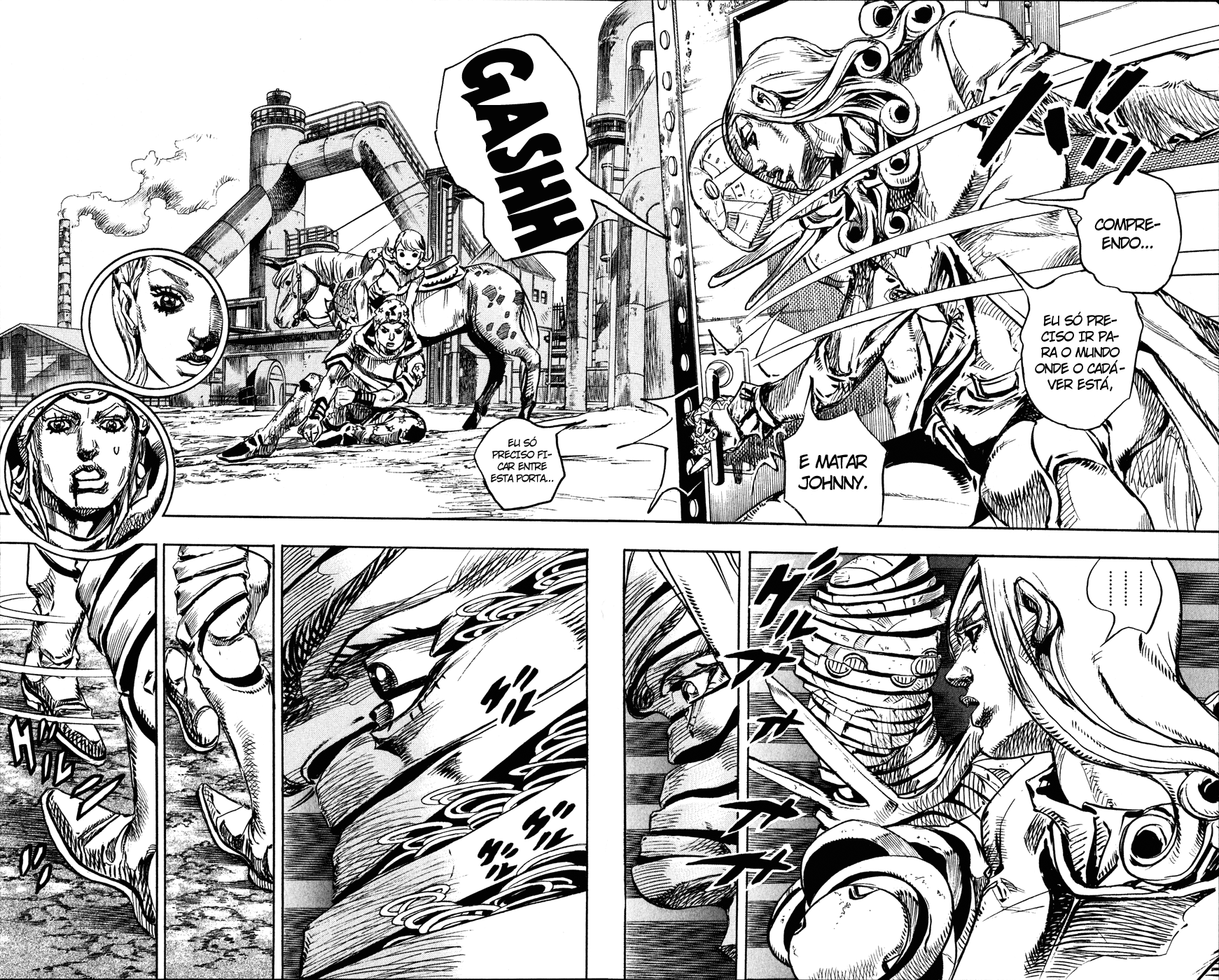 Read JoJo's Bizarre Adventure Part 7  Steel Ball Run PT-BR Manga Online