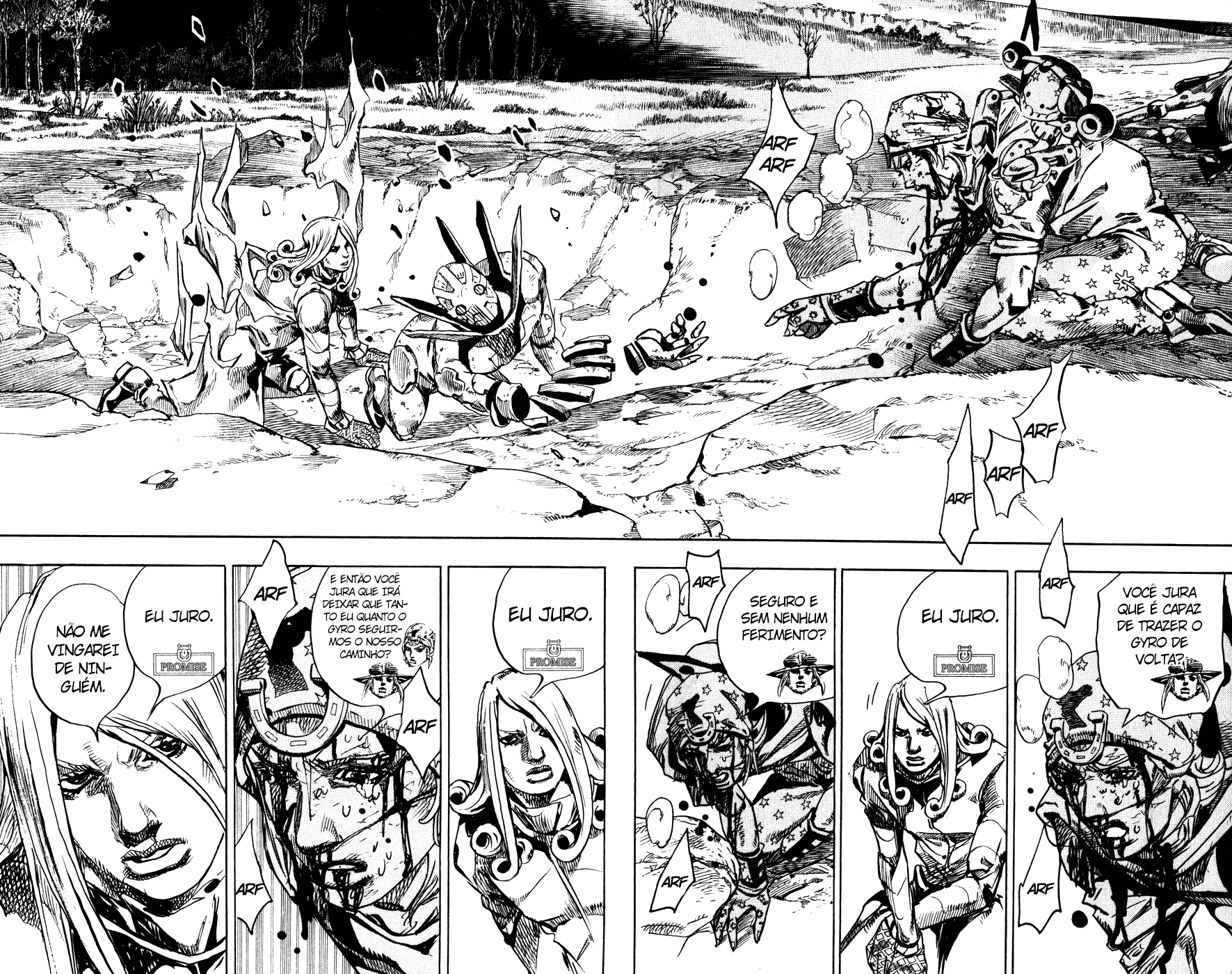 Read JoJo's Bizarre Adventure Part 7  Steel Ball Run PT-BR Manga Online