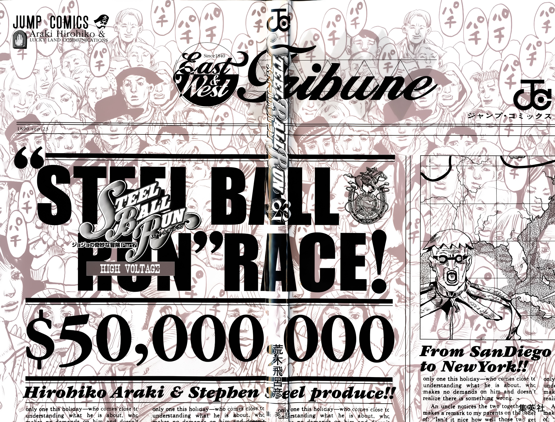 Read JoJo's Bizarre Adventure Part 7  Steel Ball Run PT-BR Manga Online