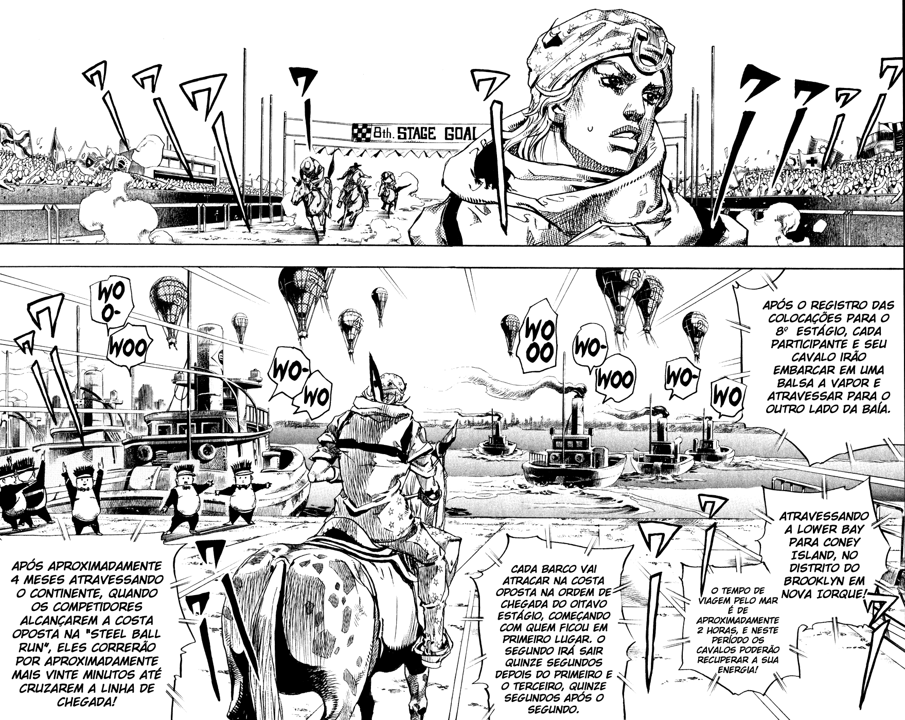 Read JoJo's Bizarre Adventure Part 7  Steel Ball Run PT-BR Manga Online