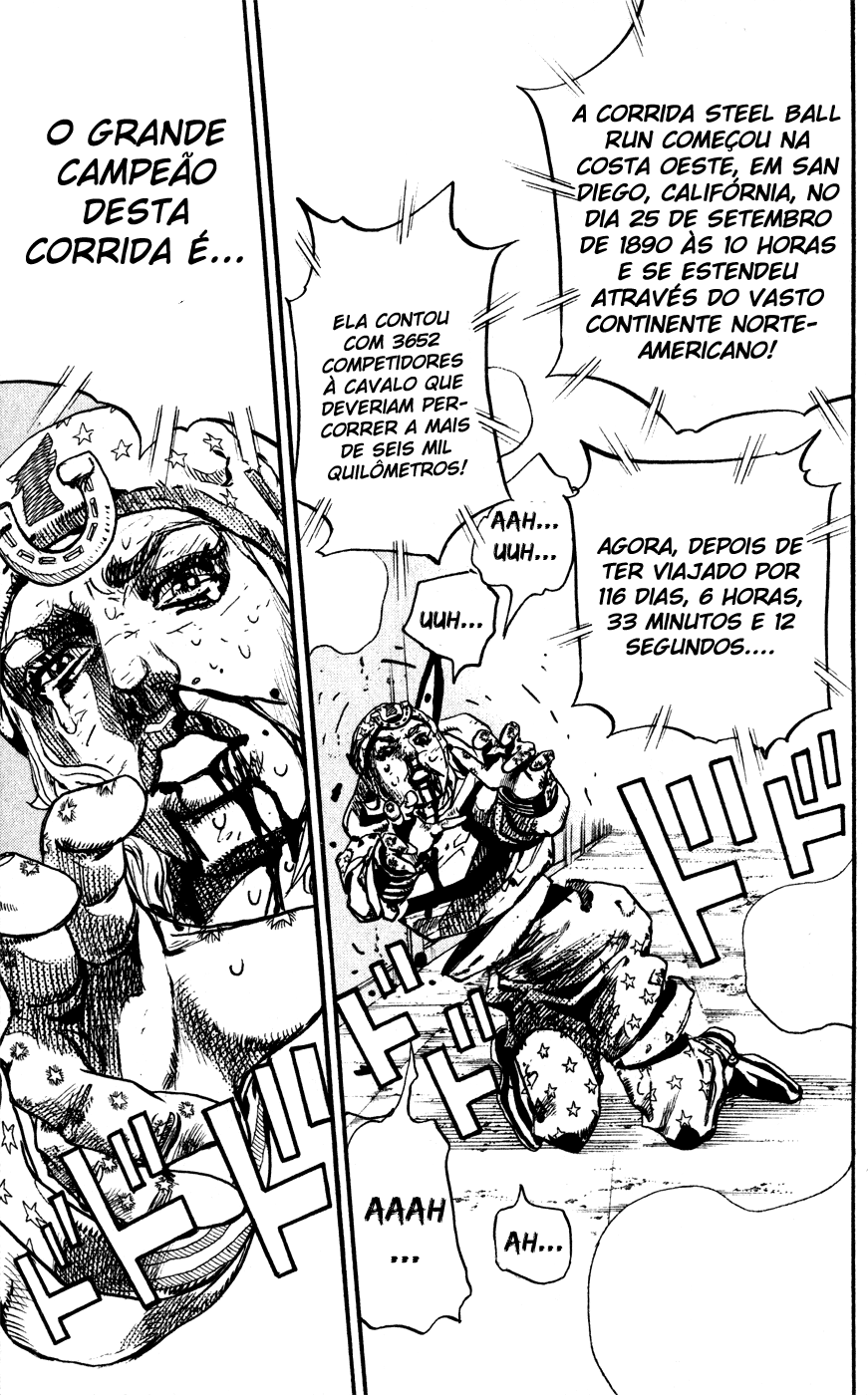 Read JoJo's Bizarre Adventure Part 7  Steel Ball Run PT-BR Manga Online