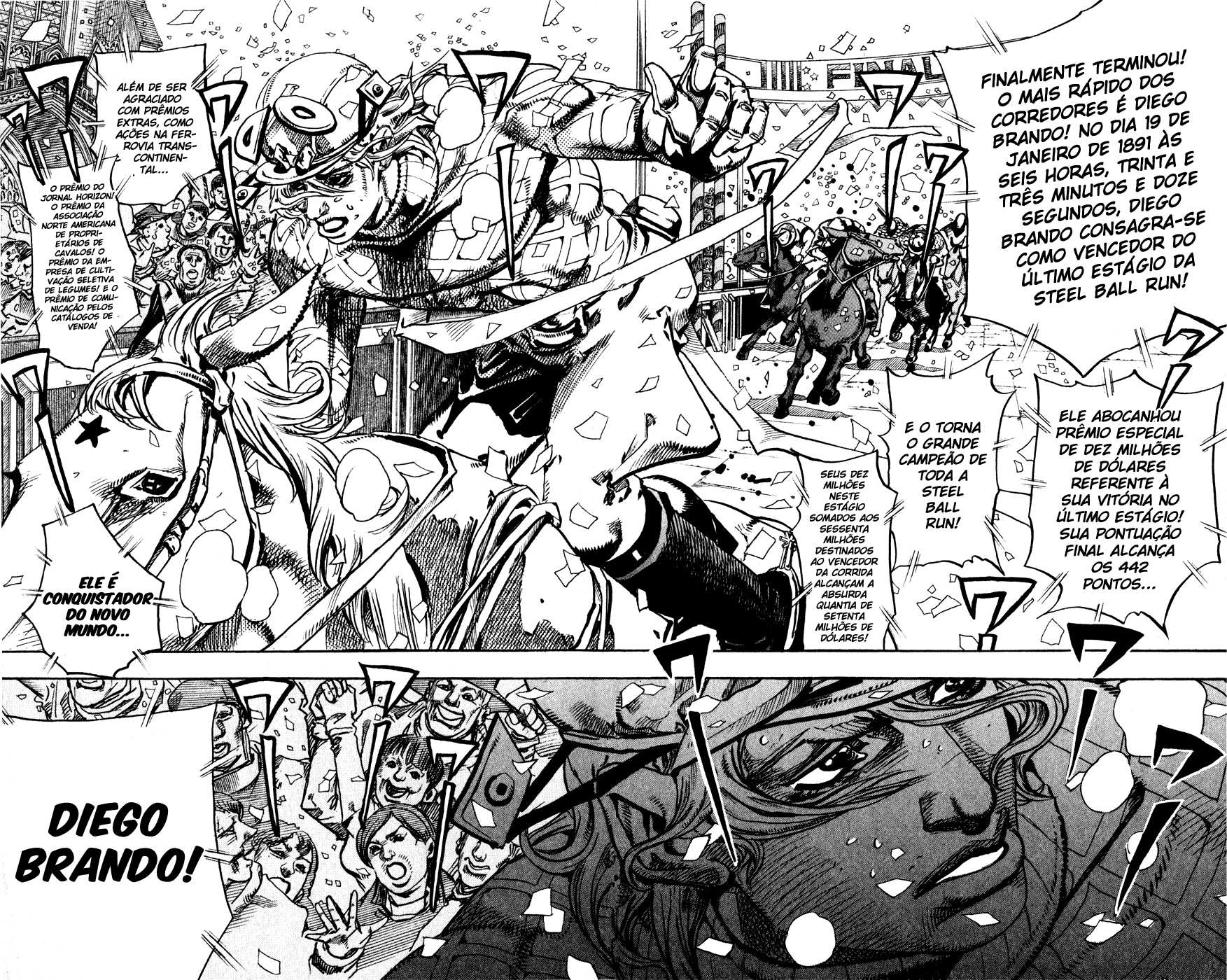 Read JoJo's Bizarre Adventure Part 7  Steel Ball Run PT-BR Manga Online