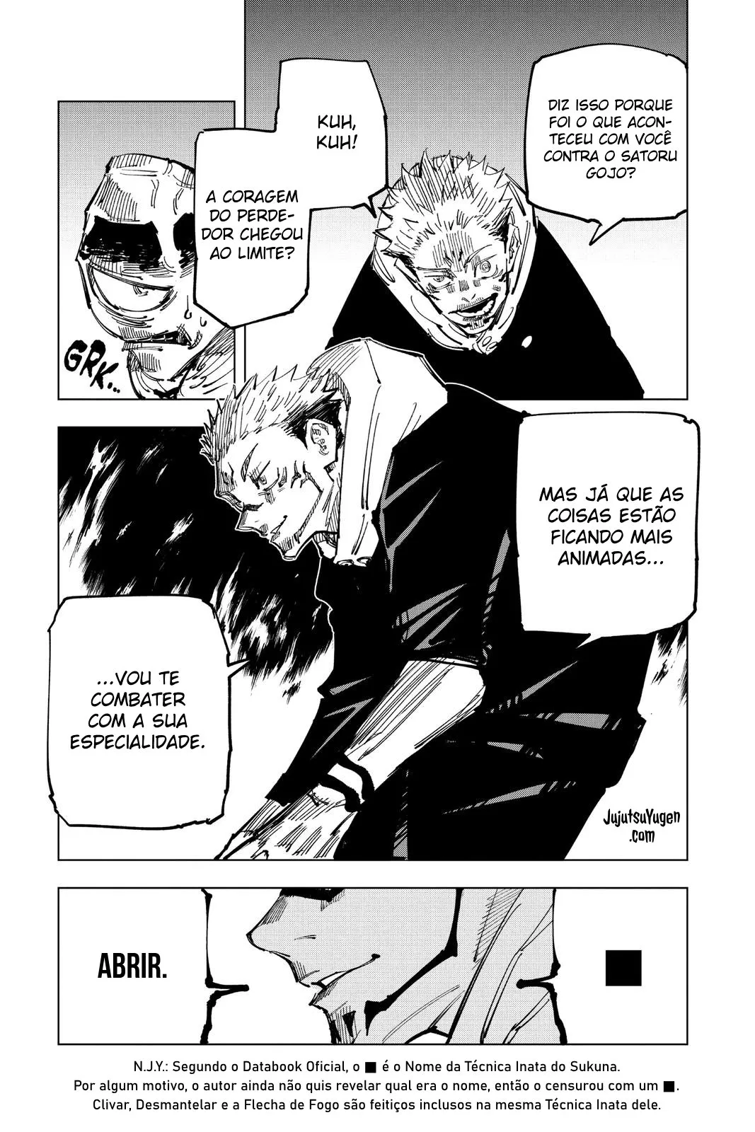Read Jujutsu Kaisen PT-BR Manga Online