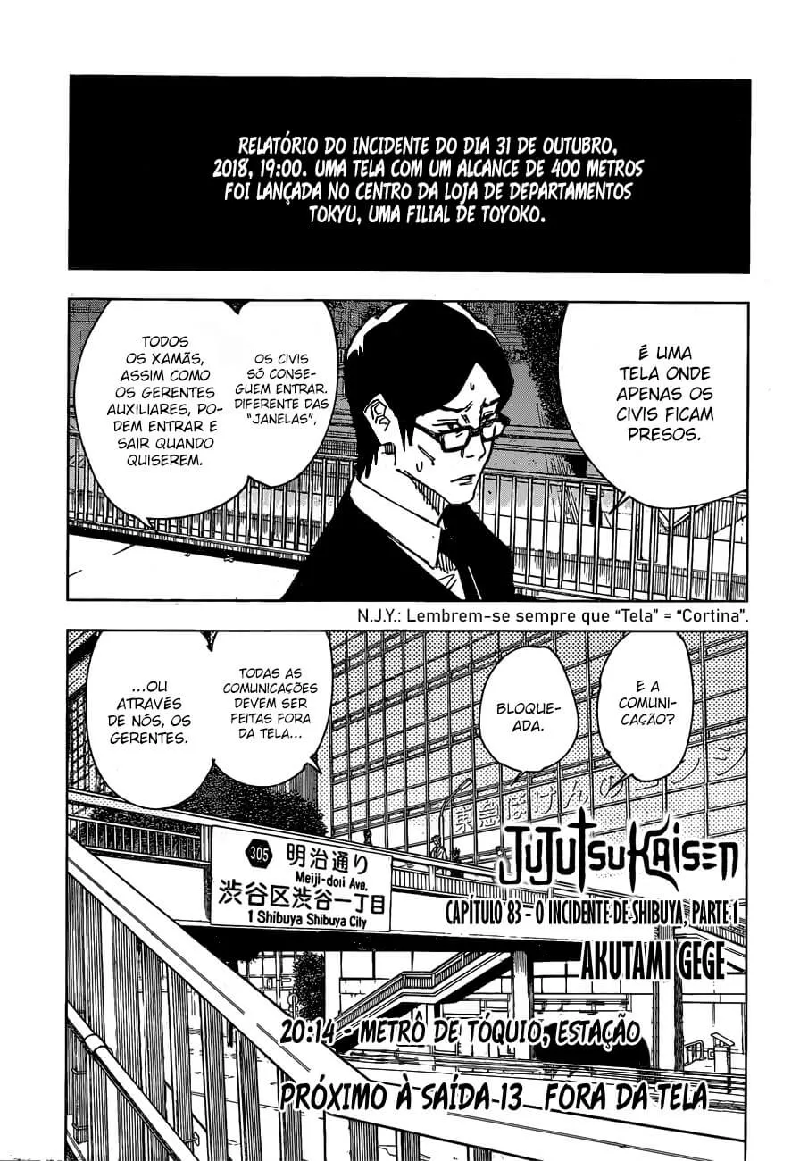 Read Jujutsu Kaisen PT-BR Manga Online