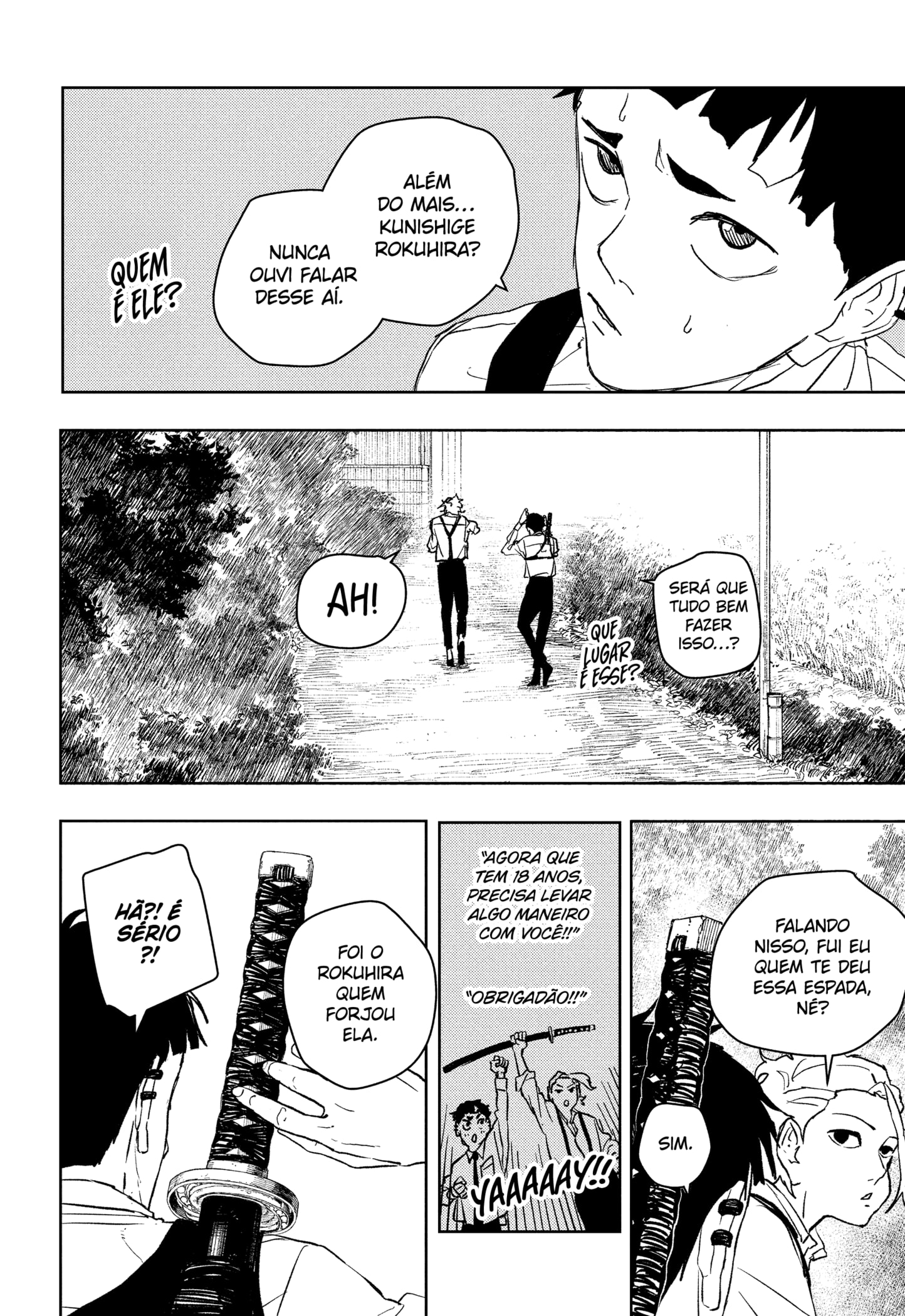 Read Kagurabachi PT-BR Manga Online