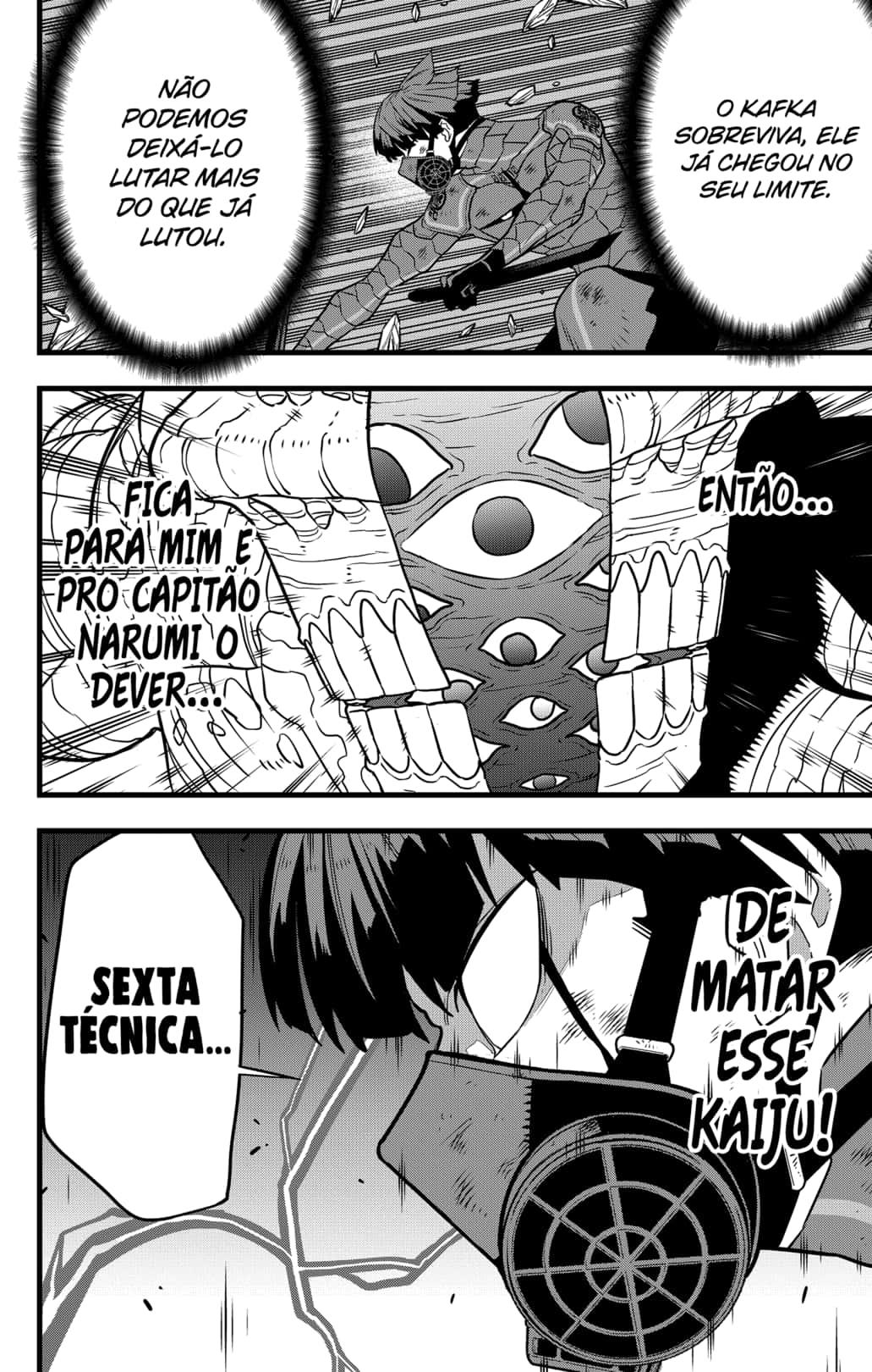 Read Kaiju No.8 PT-BR Manga Online