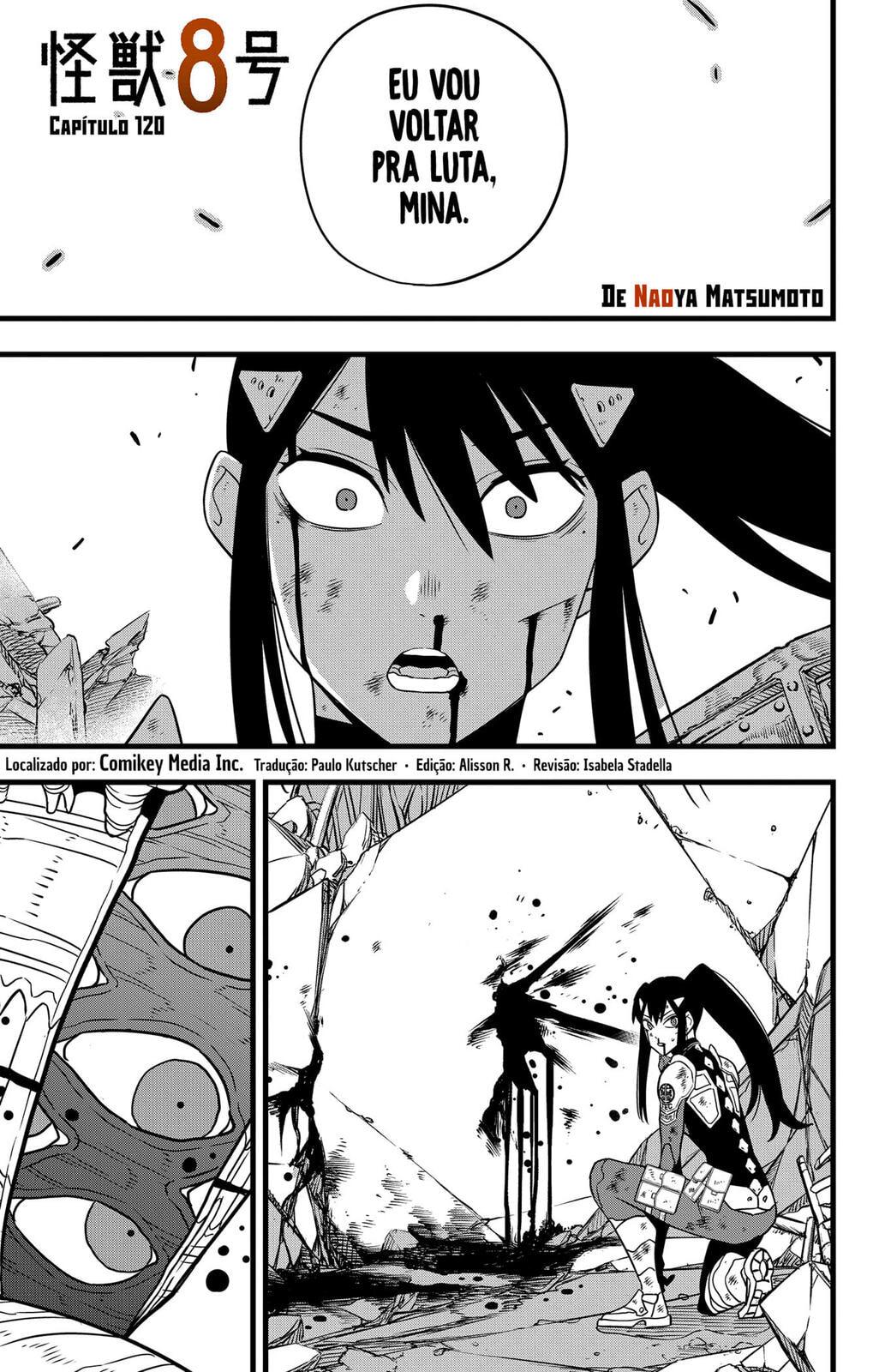 Read Kaiju No.8 PT-BR Manga Online