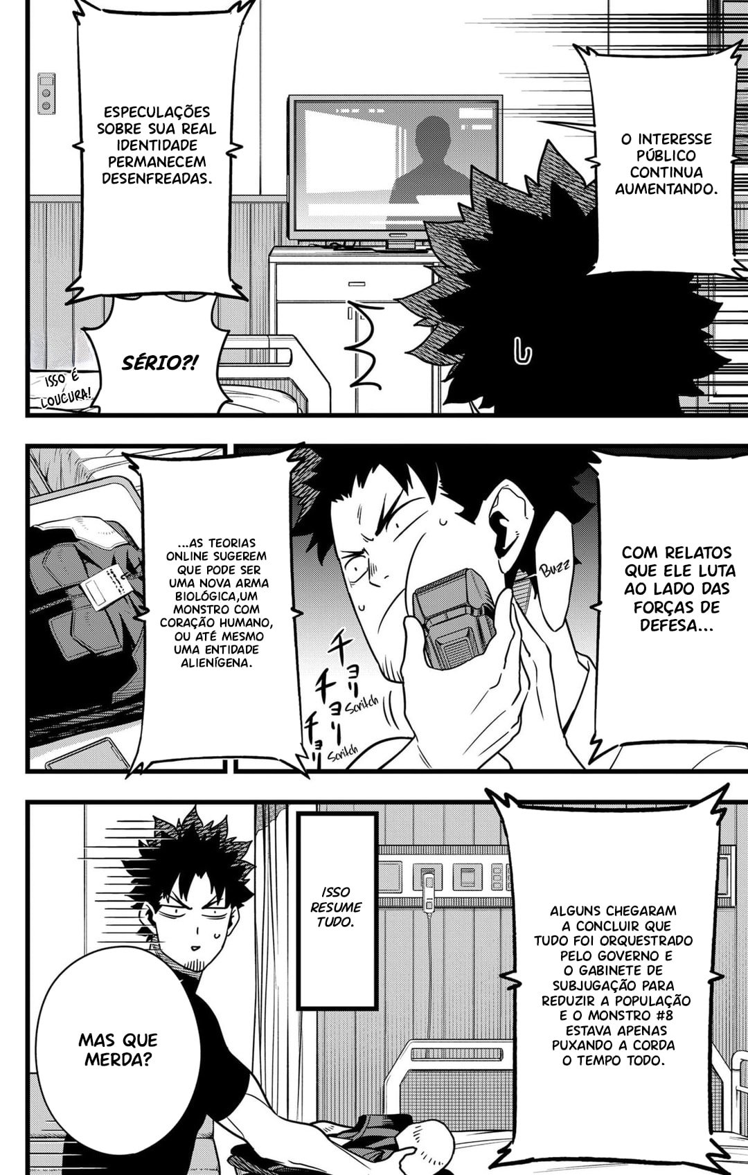 Read Kaiju No.8 PT-BR Manga Online