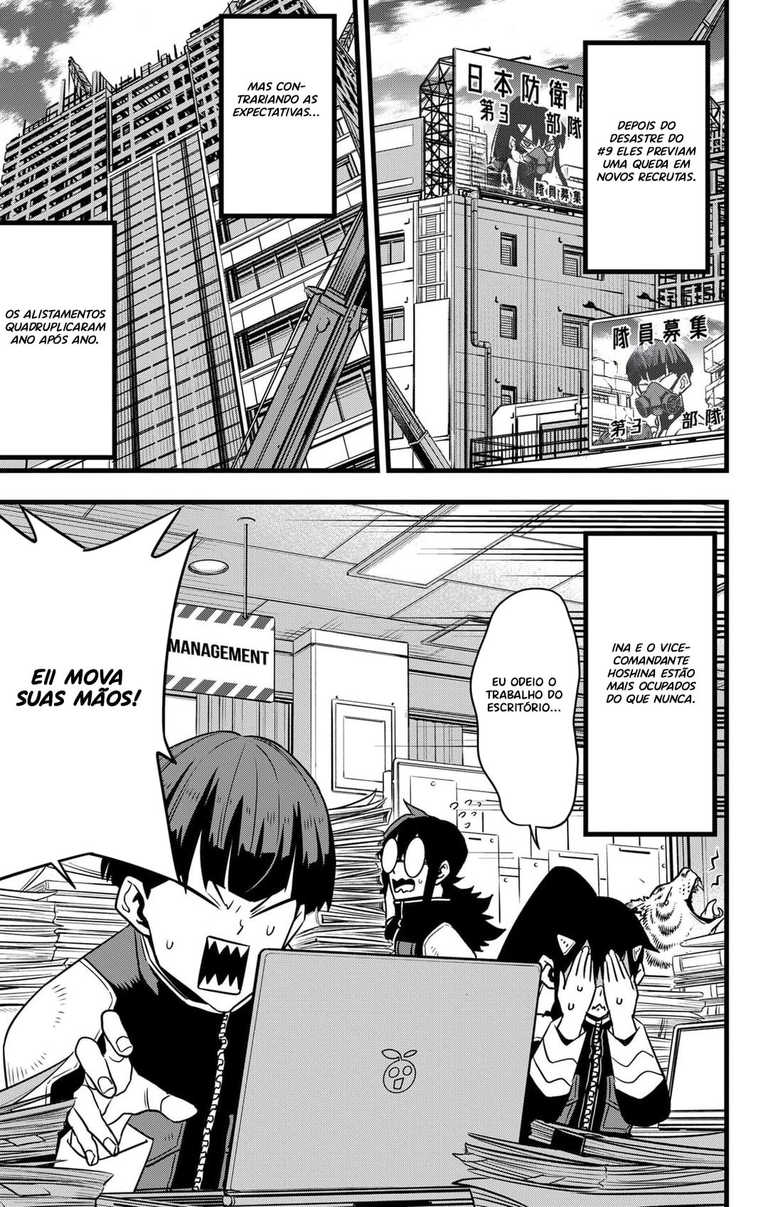 Read Kaiju No.8 PT-BR Manga Online