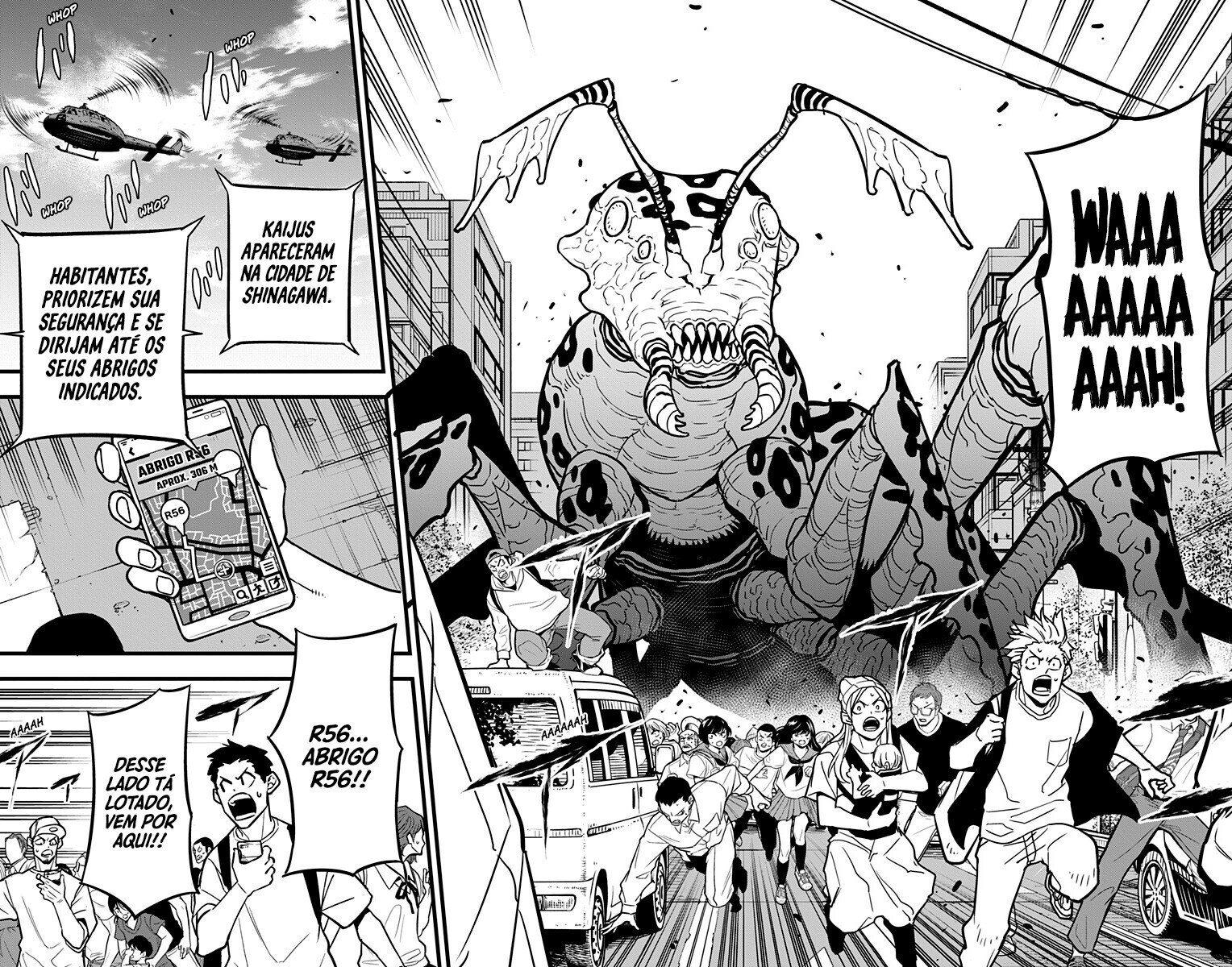 Read Kaiju No.8 PT-BR Manga Online